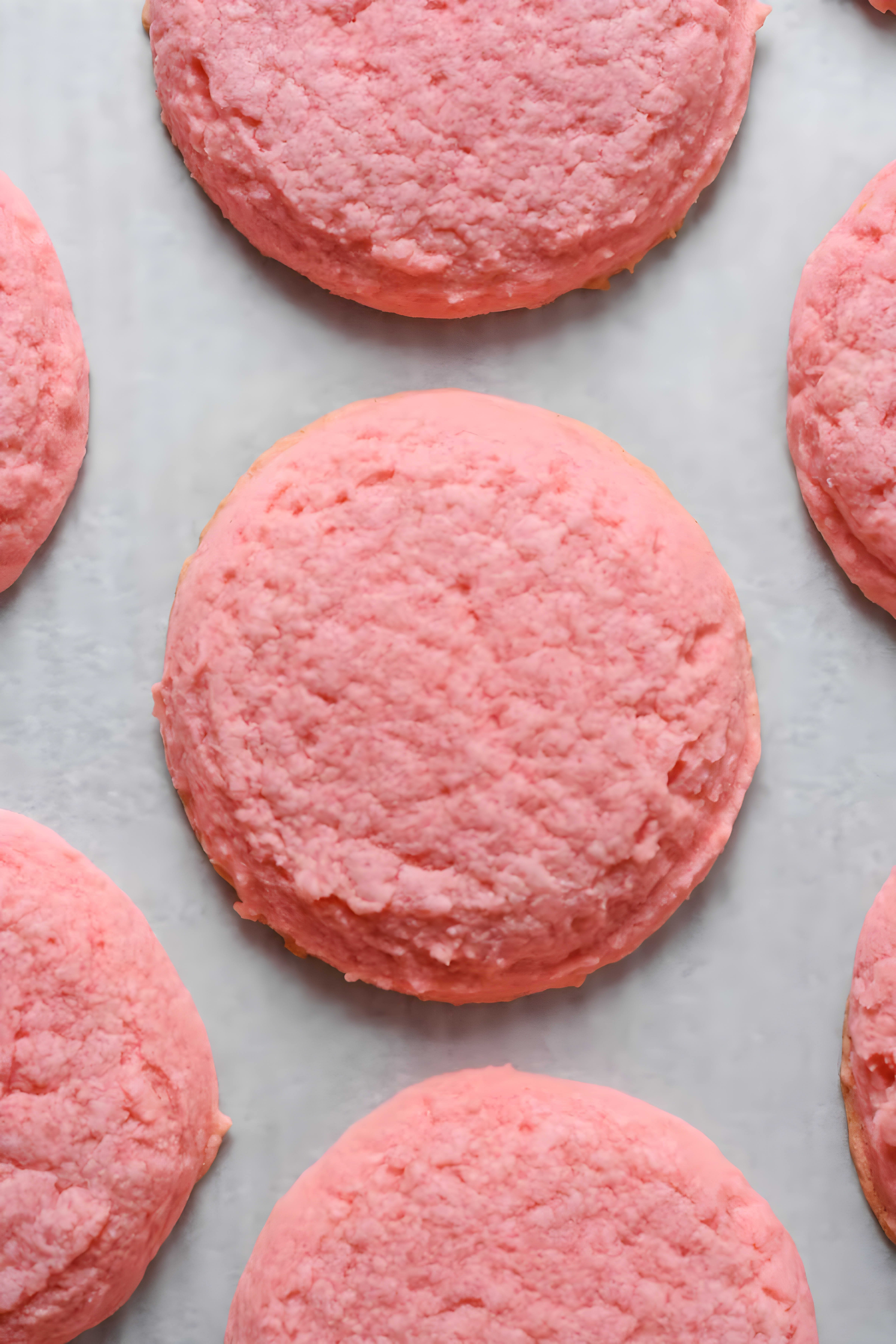 Pink Sugar Cookies