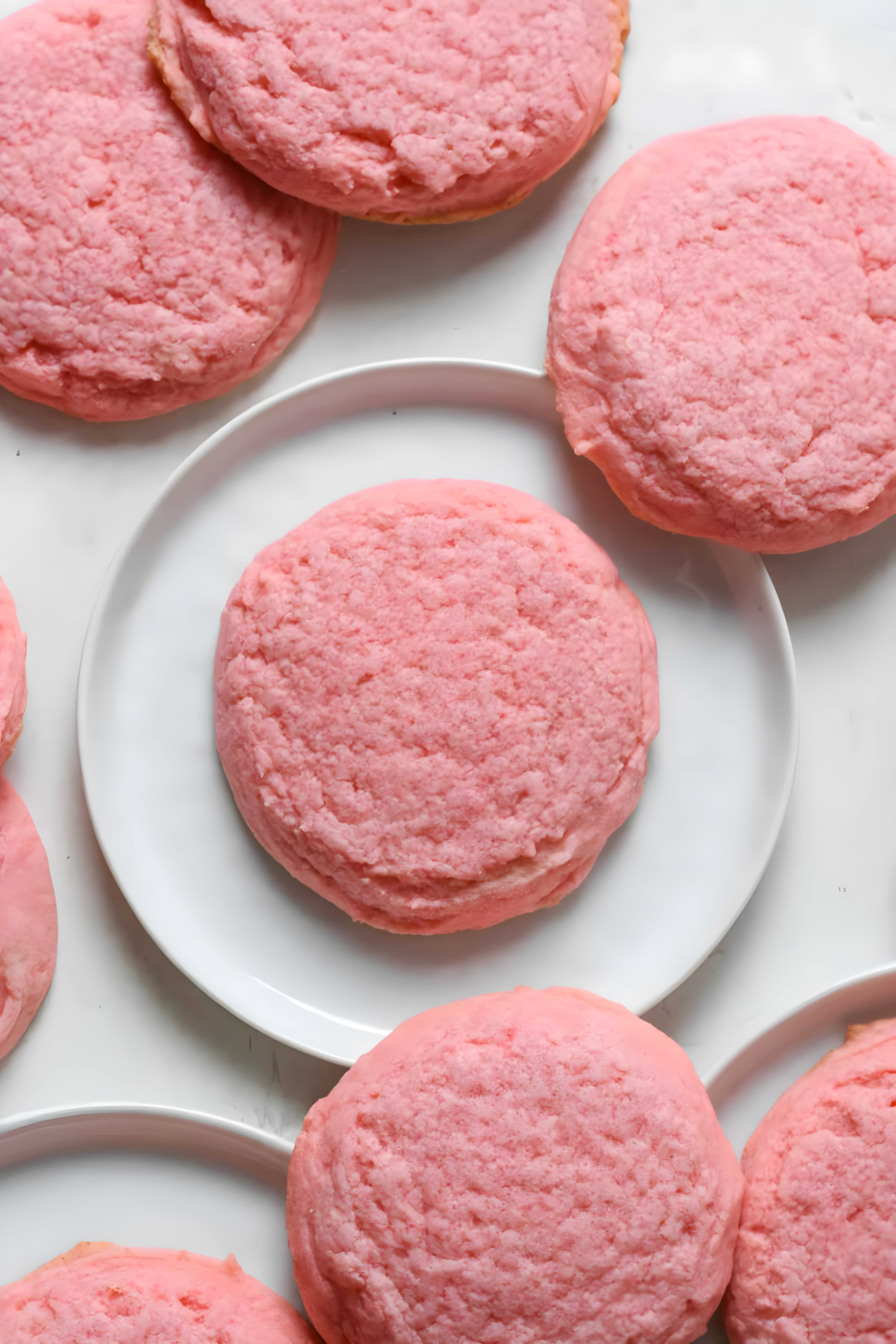 Pink Sugar Cookies