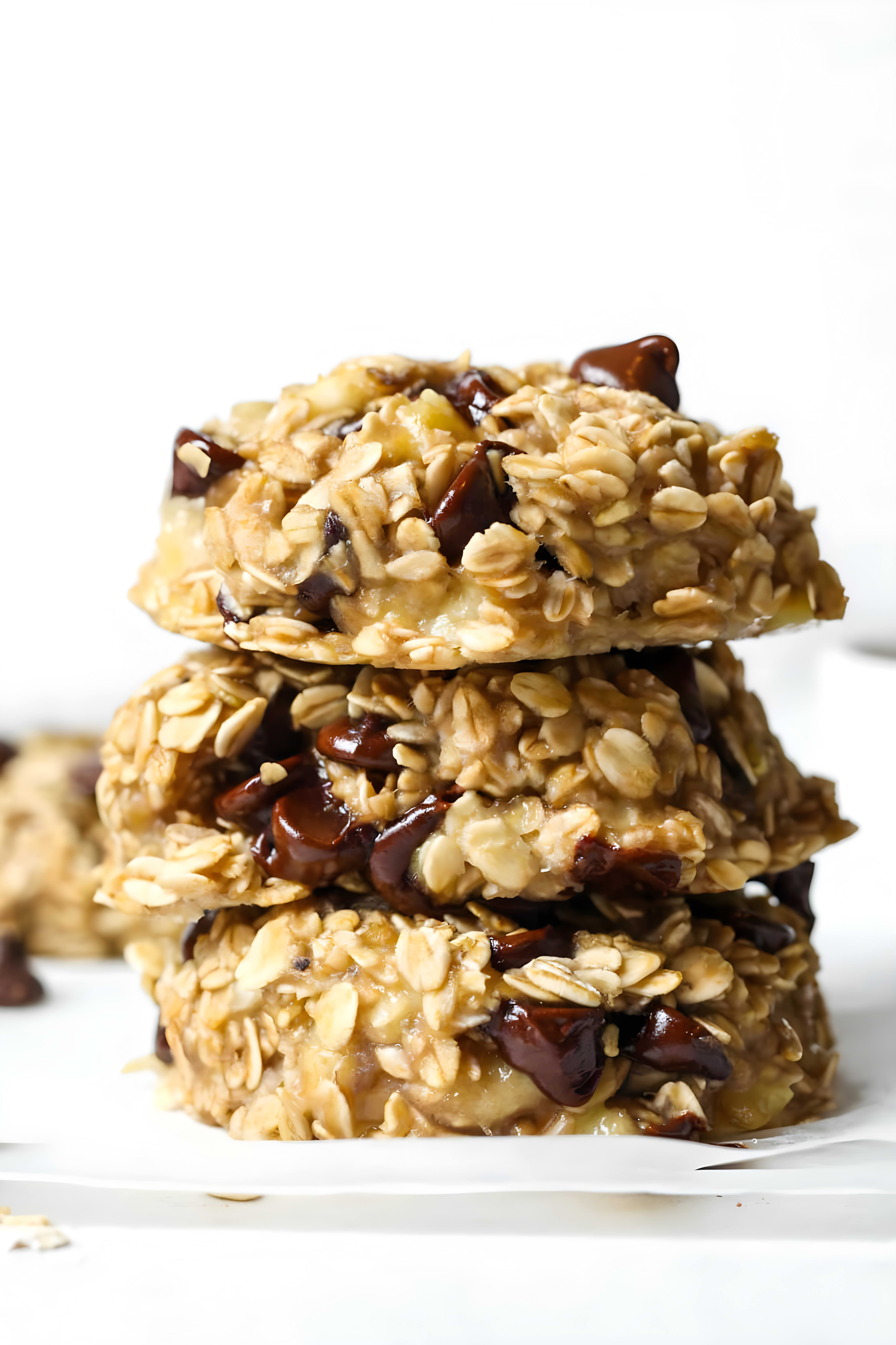 3 Ingredient Banana Oatmeal Cookies