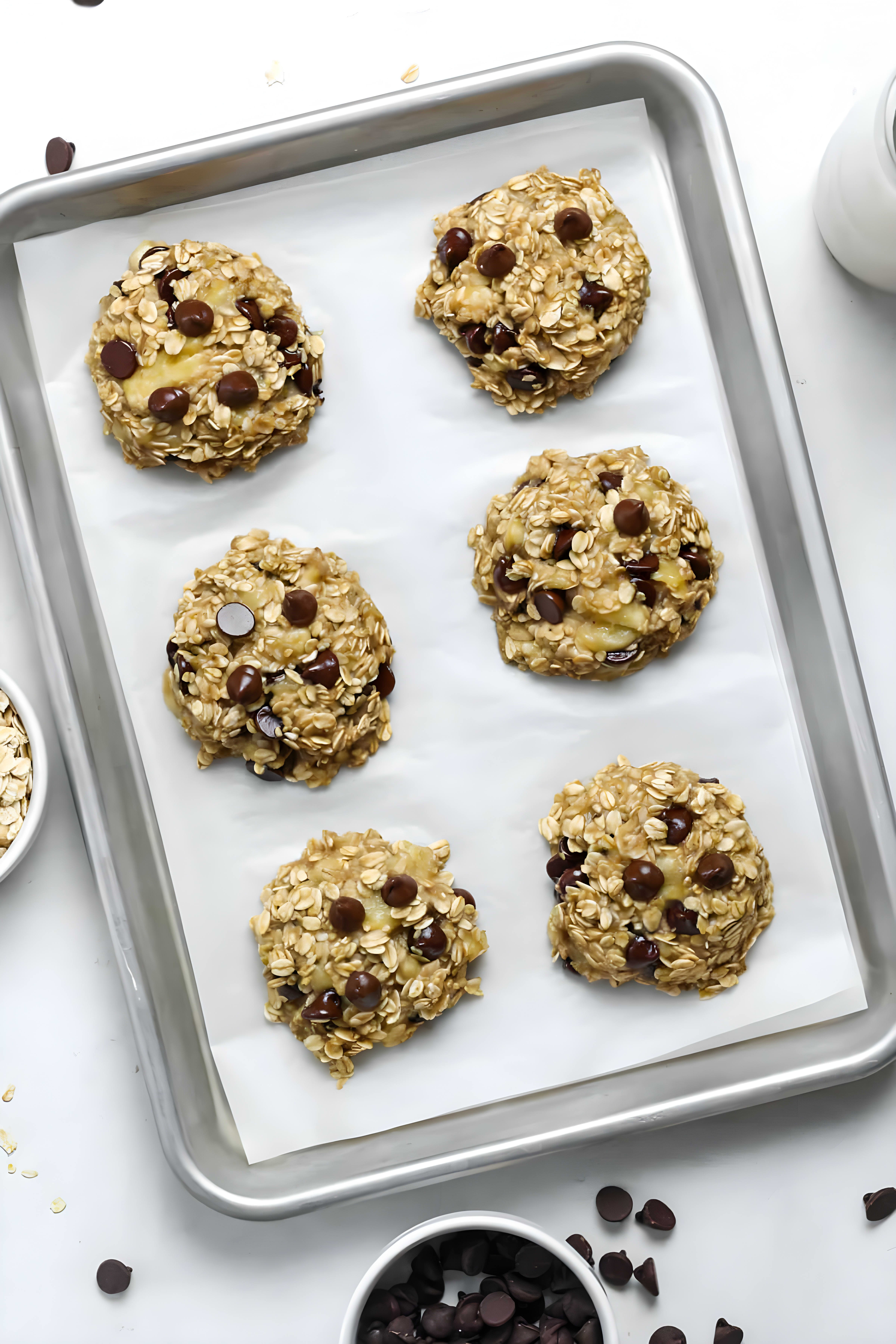 3 Ingredient Banana Oatmeal Cookies