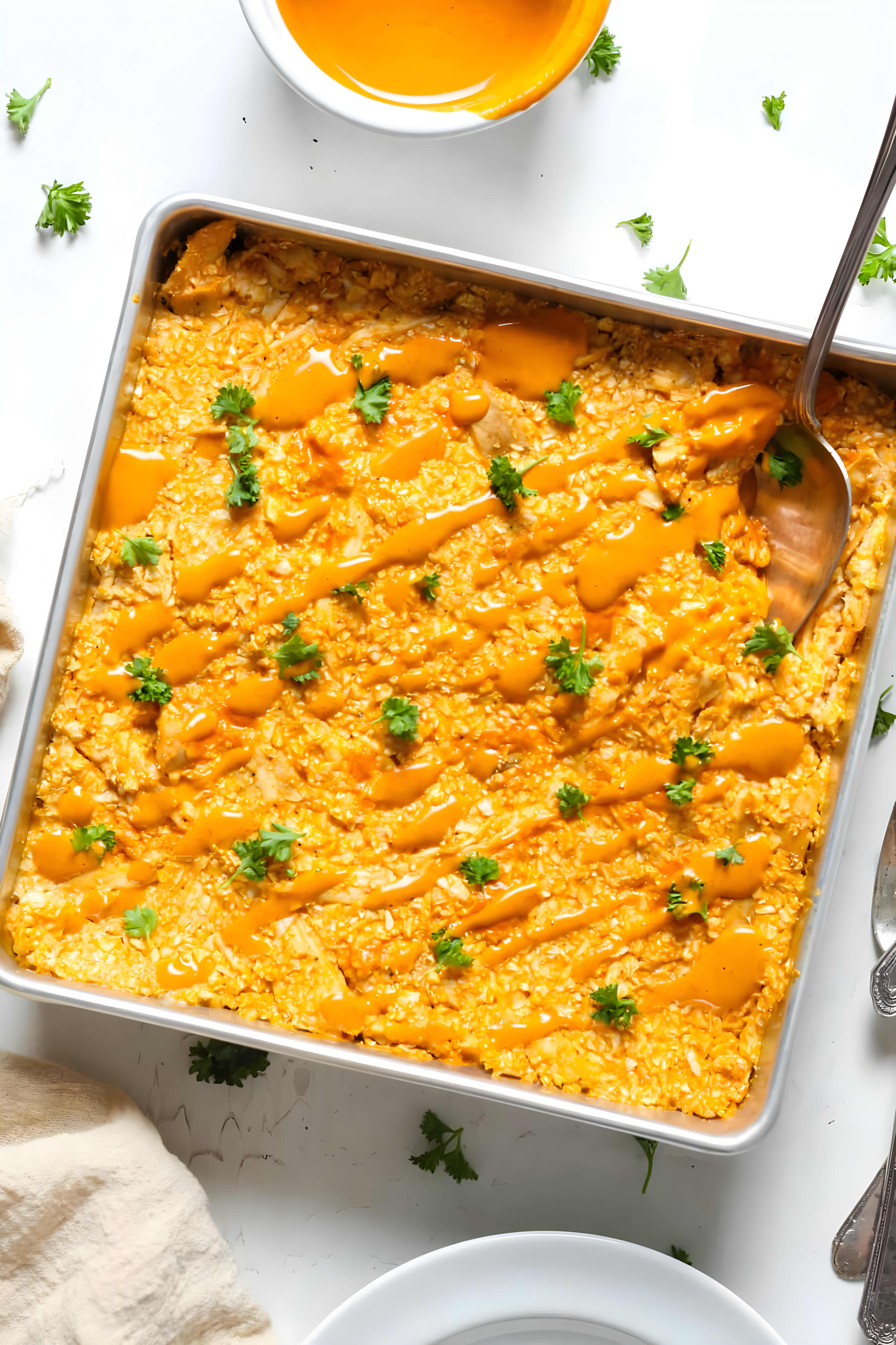 Buffalo Chicken Casserole