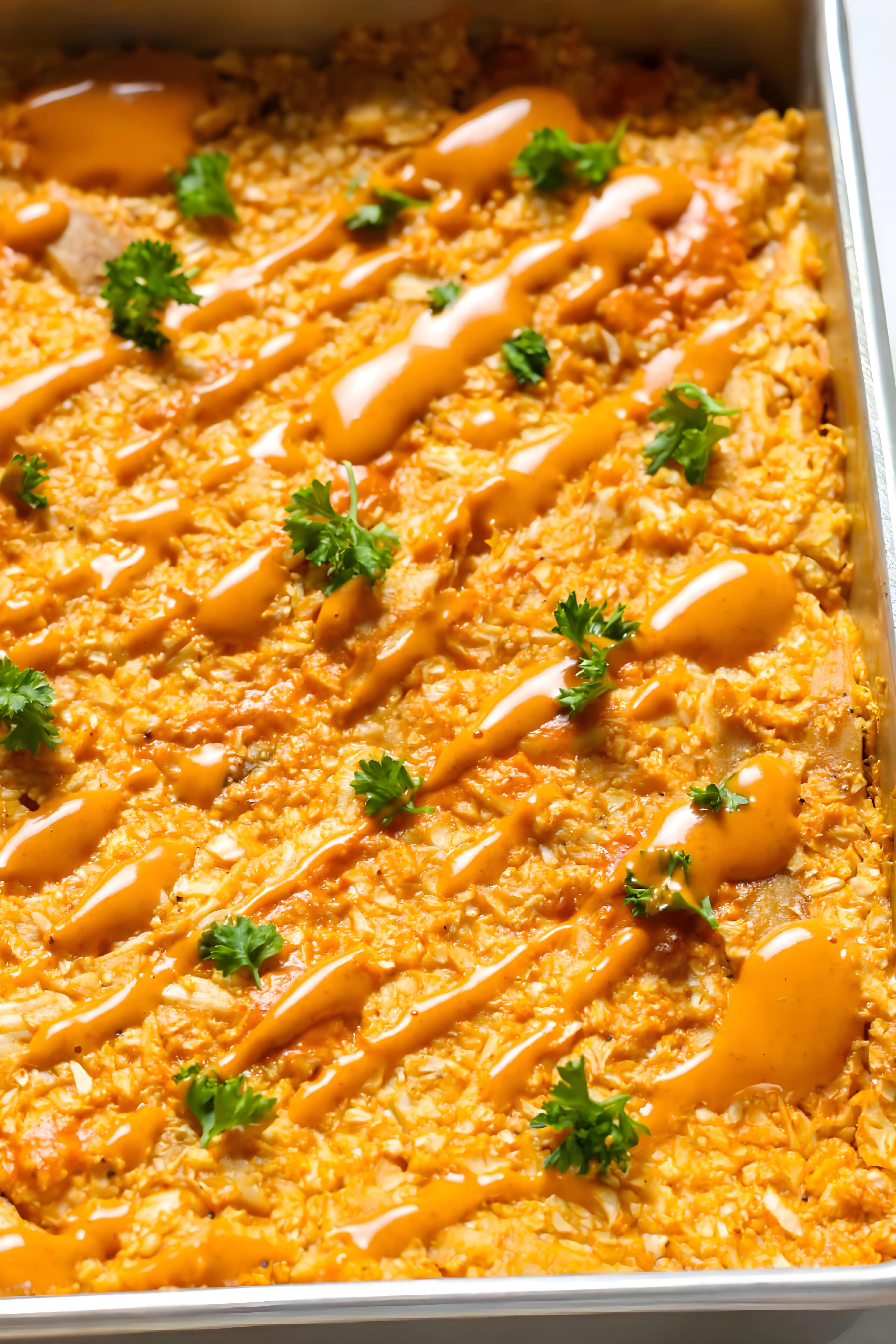 Buffalo Chicken Casserole
