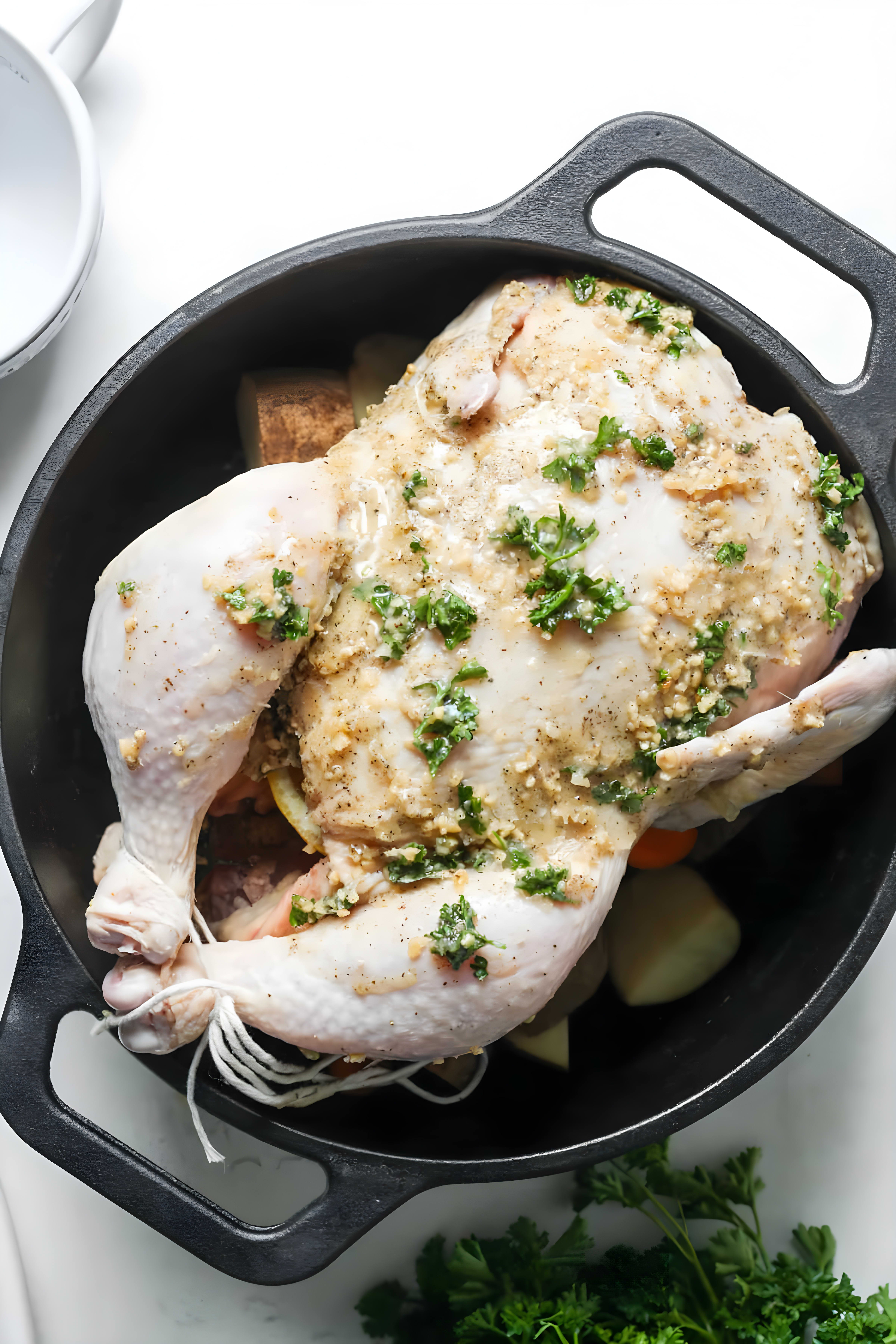 Dutch Oven Roasted Chicken