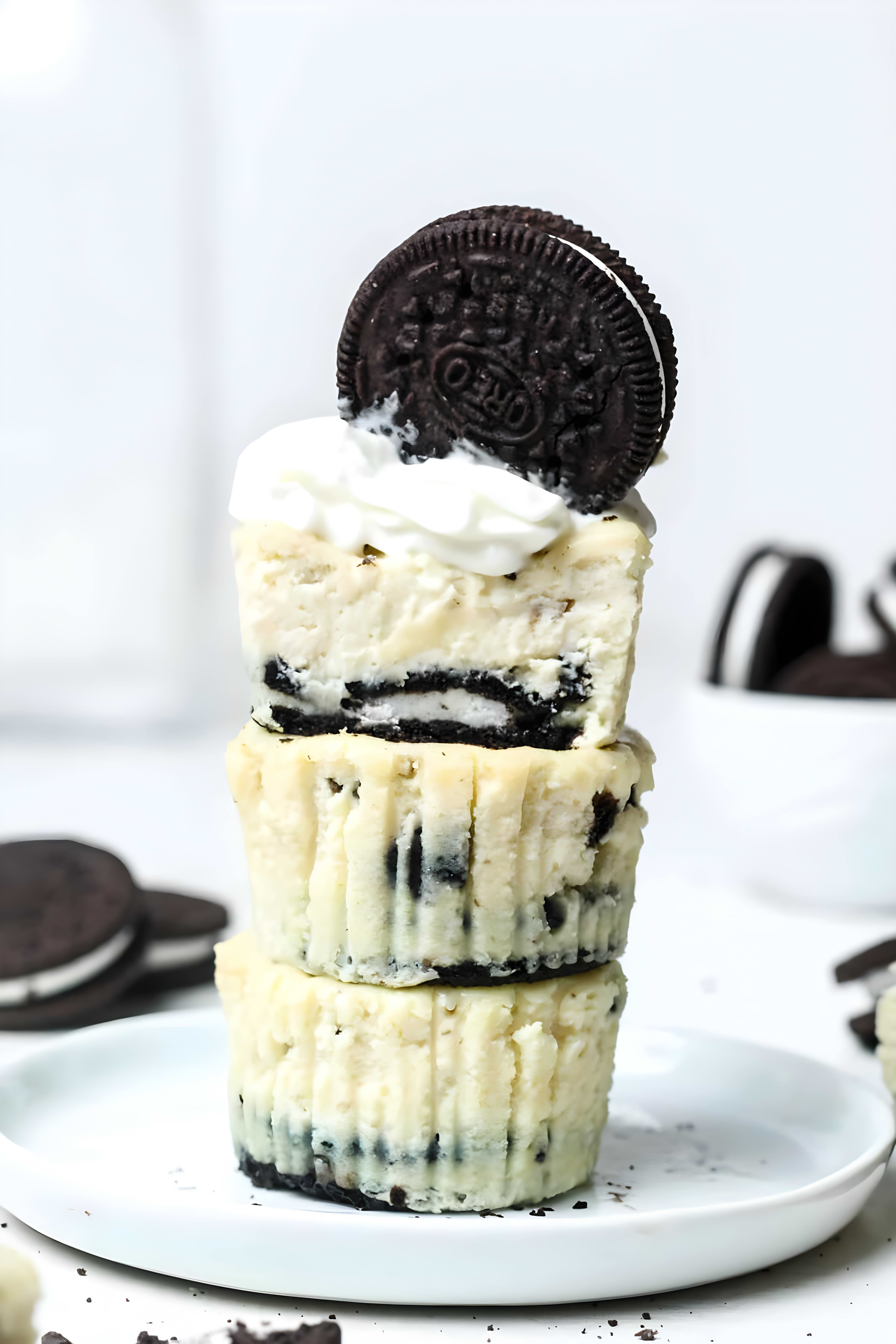Mini Oreo Cheesecakes