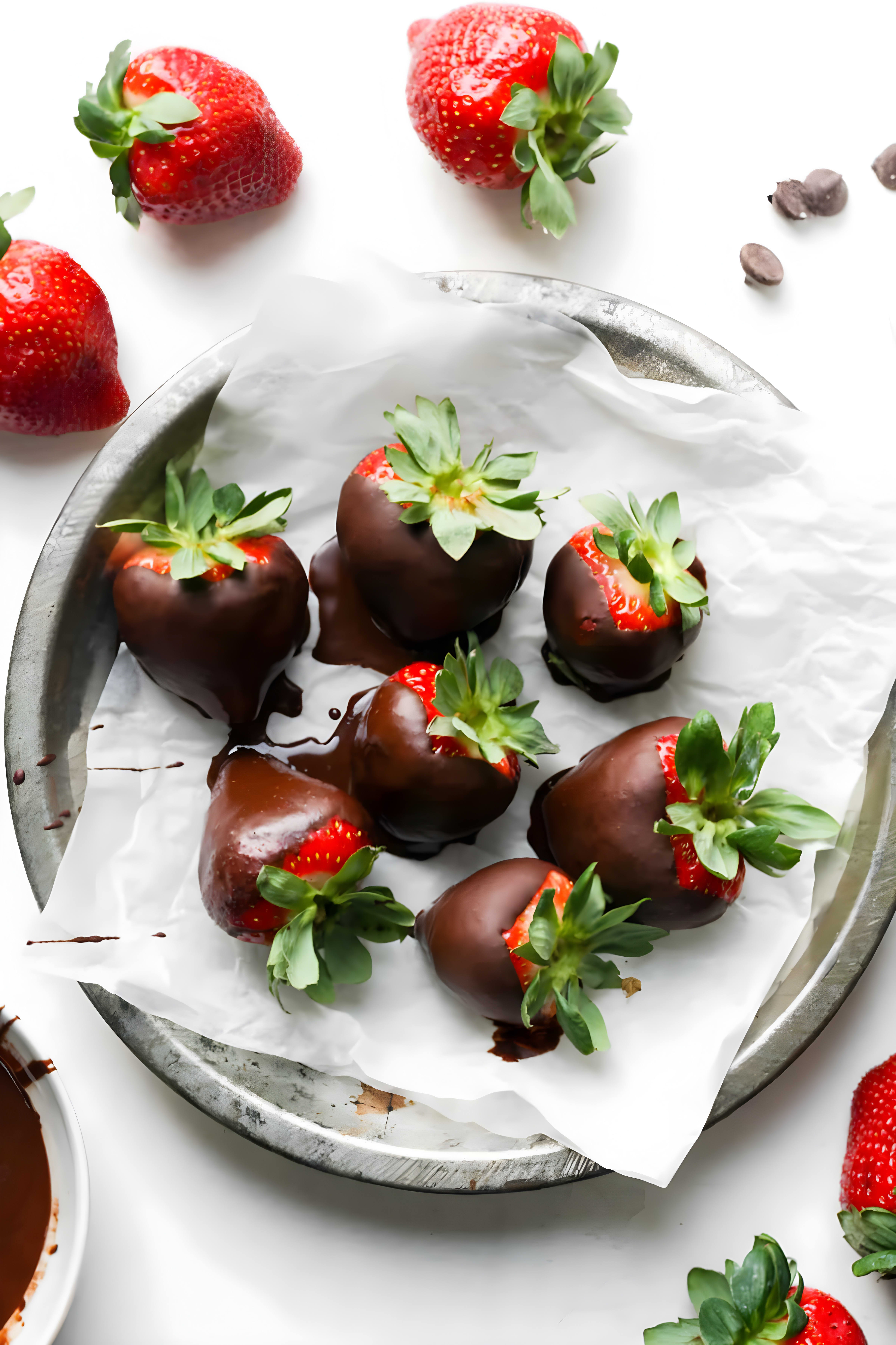 Vegan Chocolate Covered Strawberries