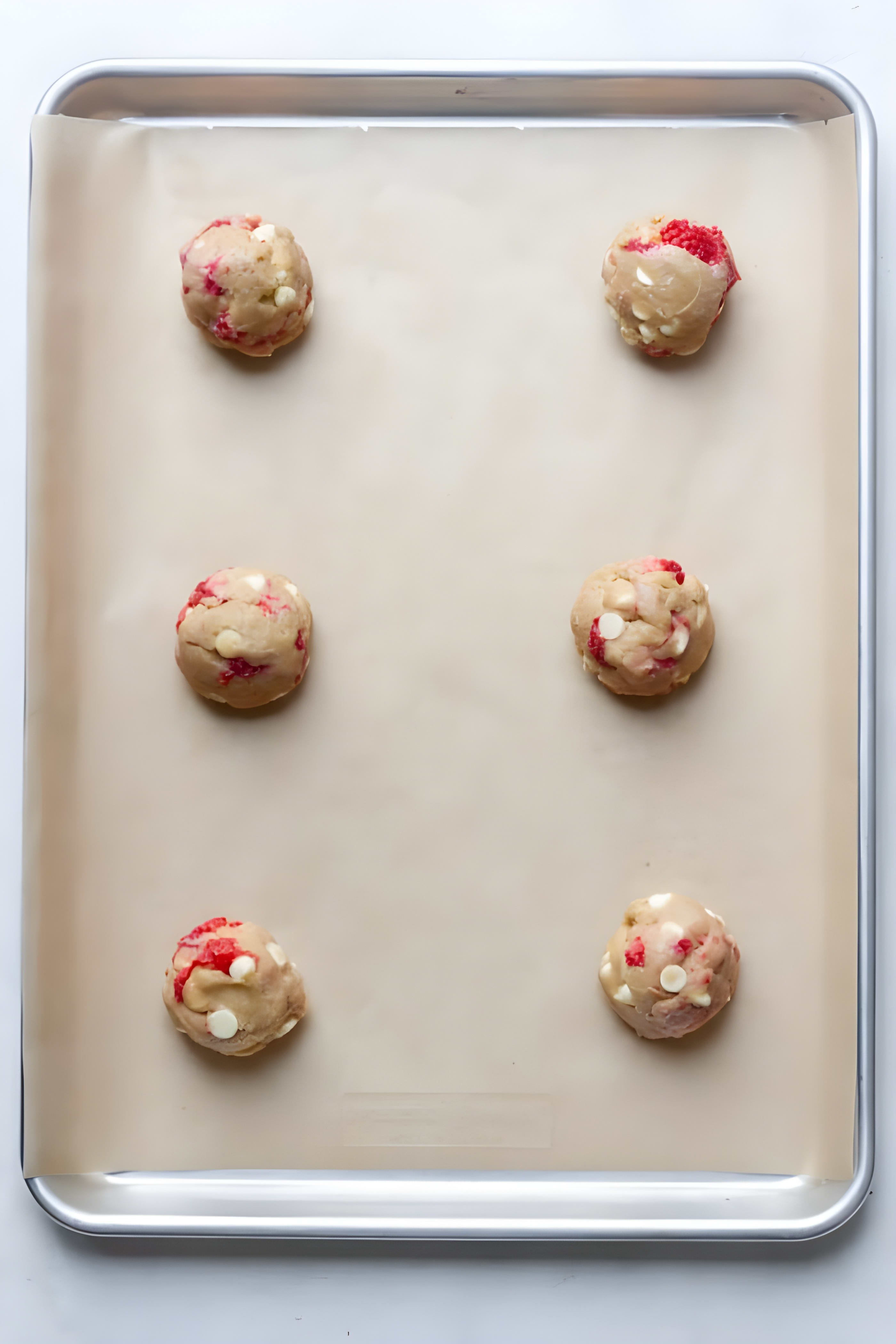 Raspberry White Chocolate Cookies