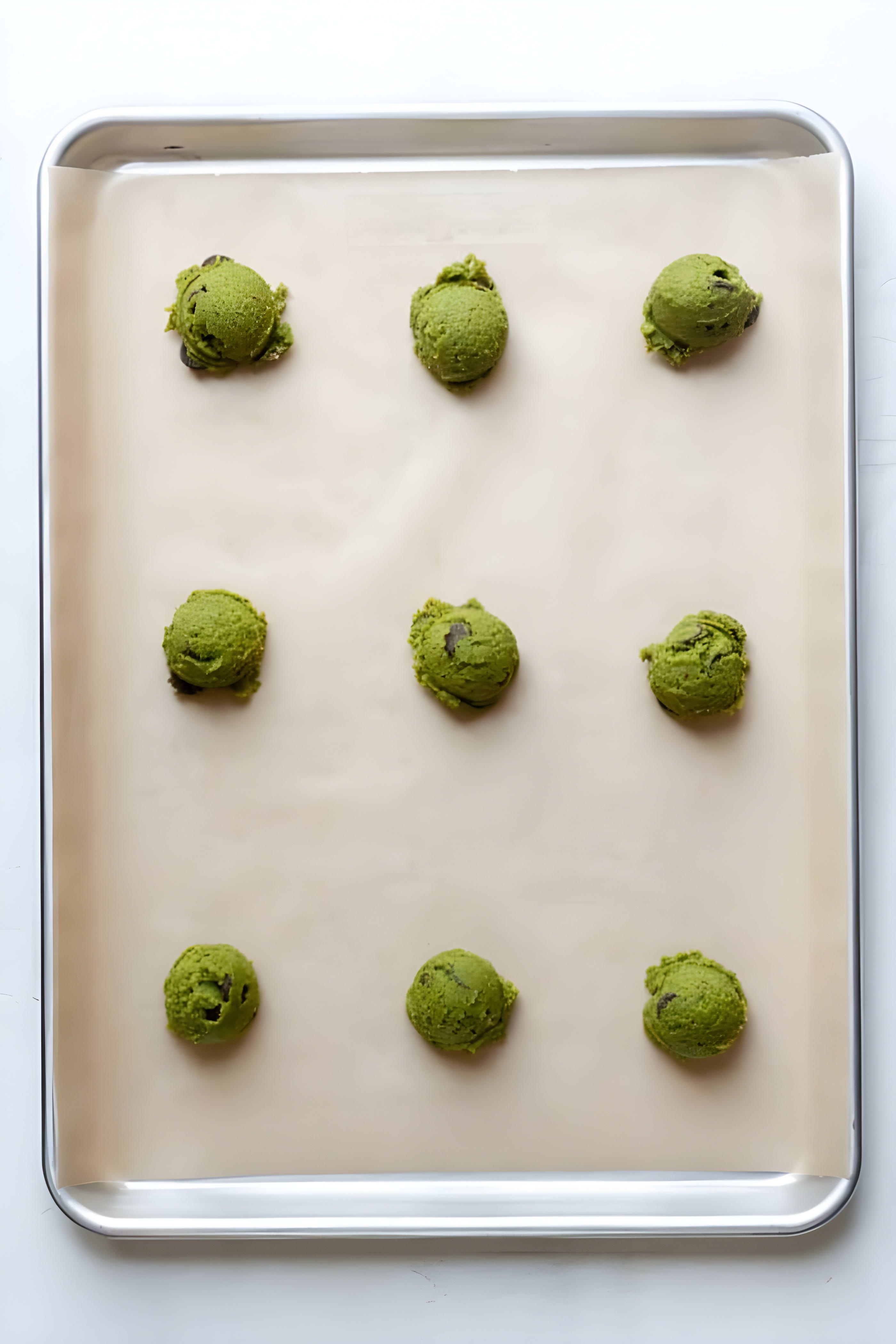 Matcha Chocolate Chip Cookies