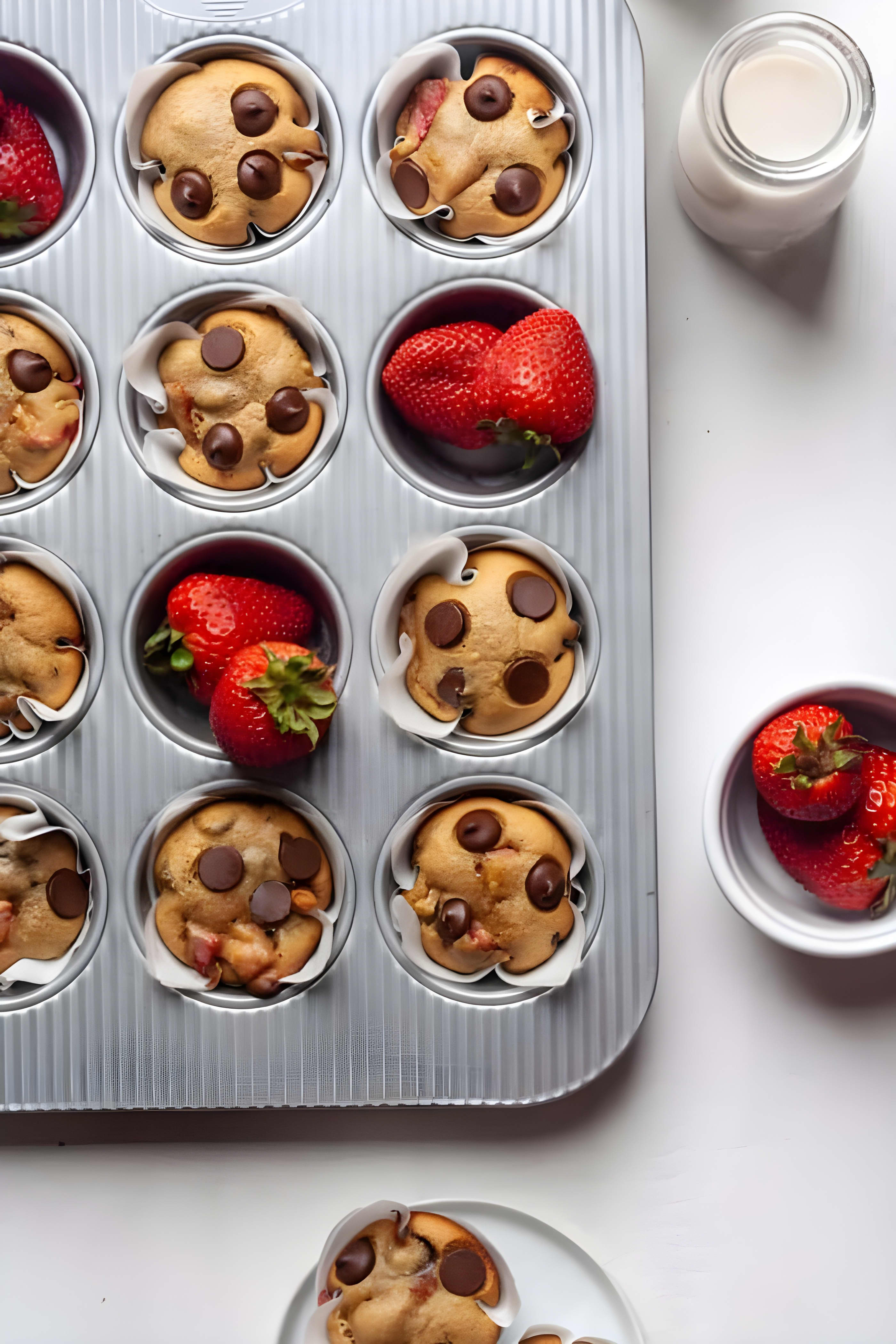 Gluten Free Strawberry Muffins (Dairy Free & Paleo)