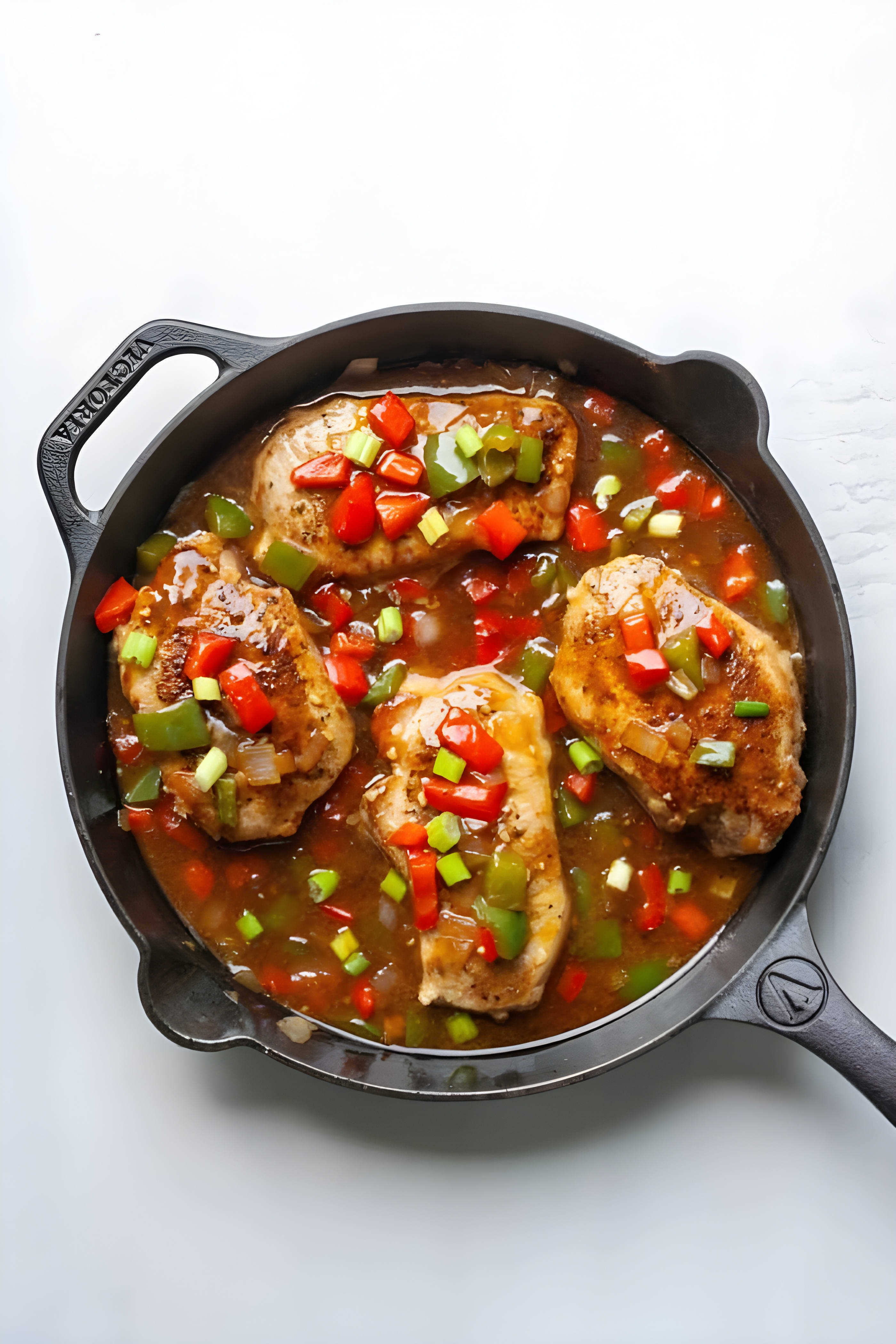 Cajun Smothered Pork Chops (Whole30 & Paleo)