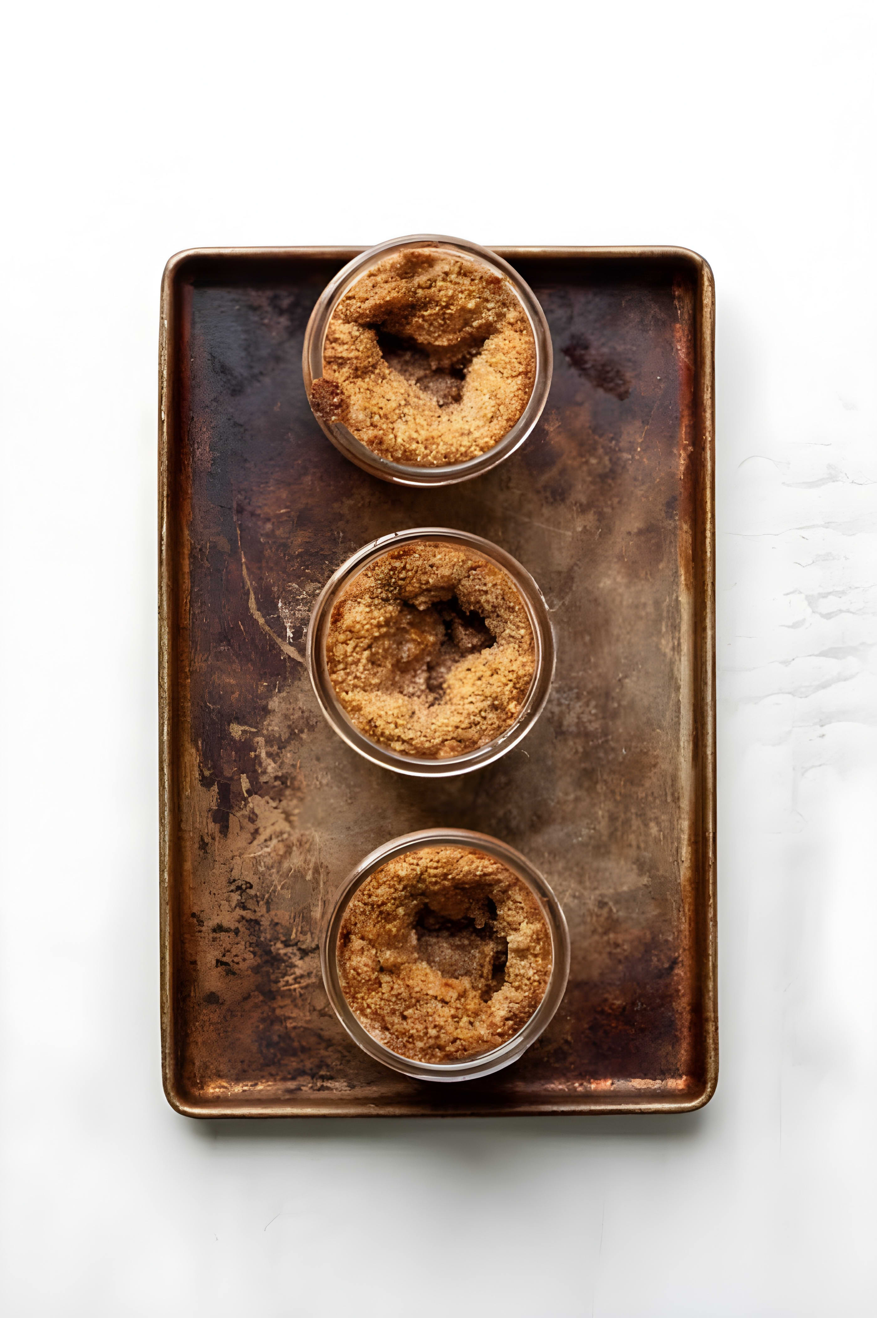 Peach Cobbler in a Jar (Gluten Free + Vegan)