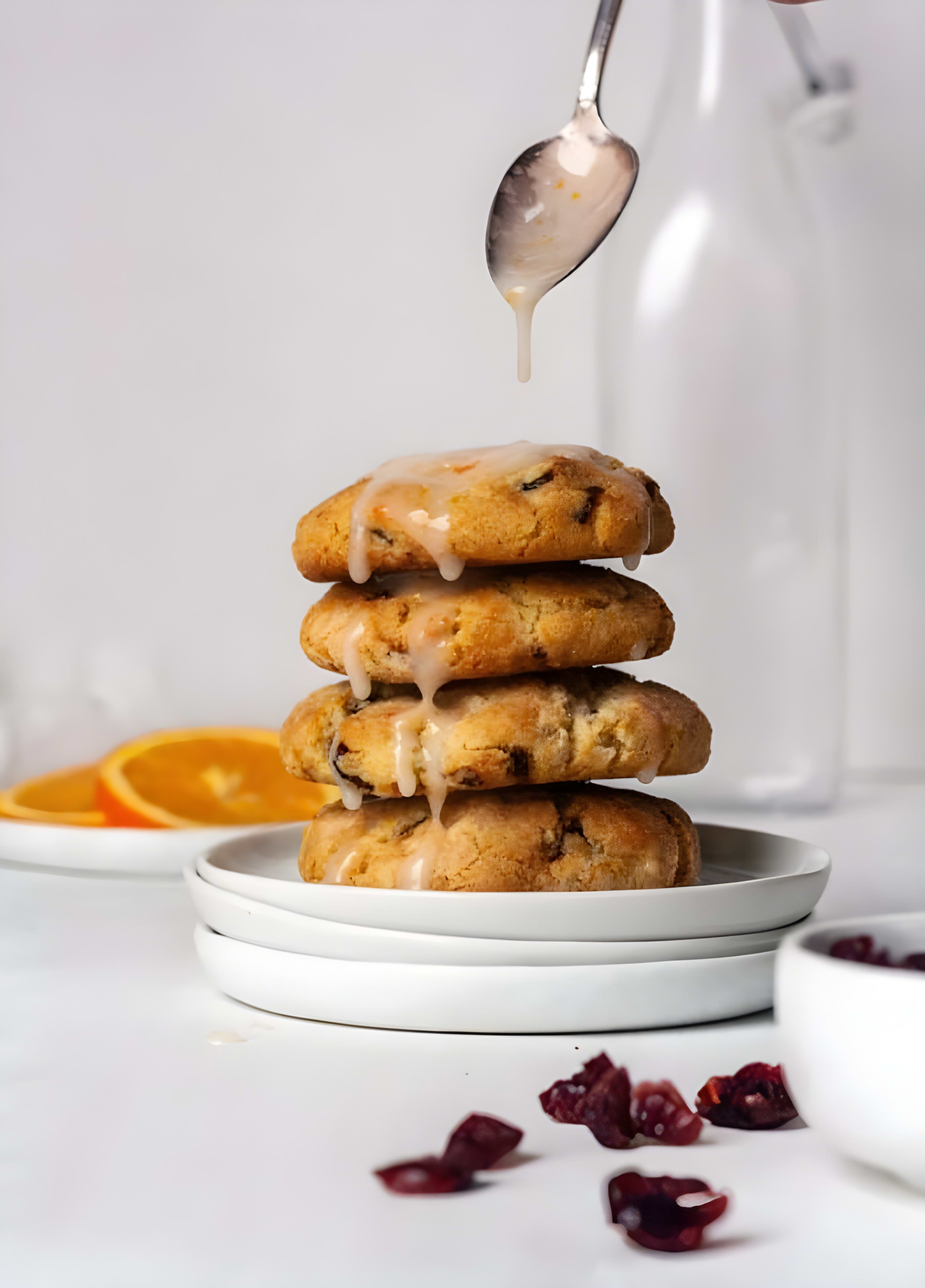 Paleo Orange Cranberry Cookies