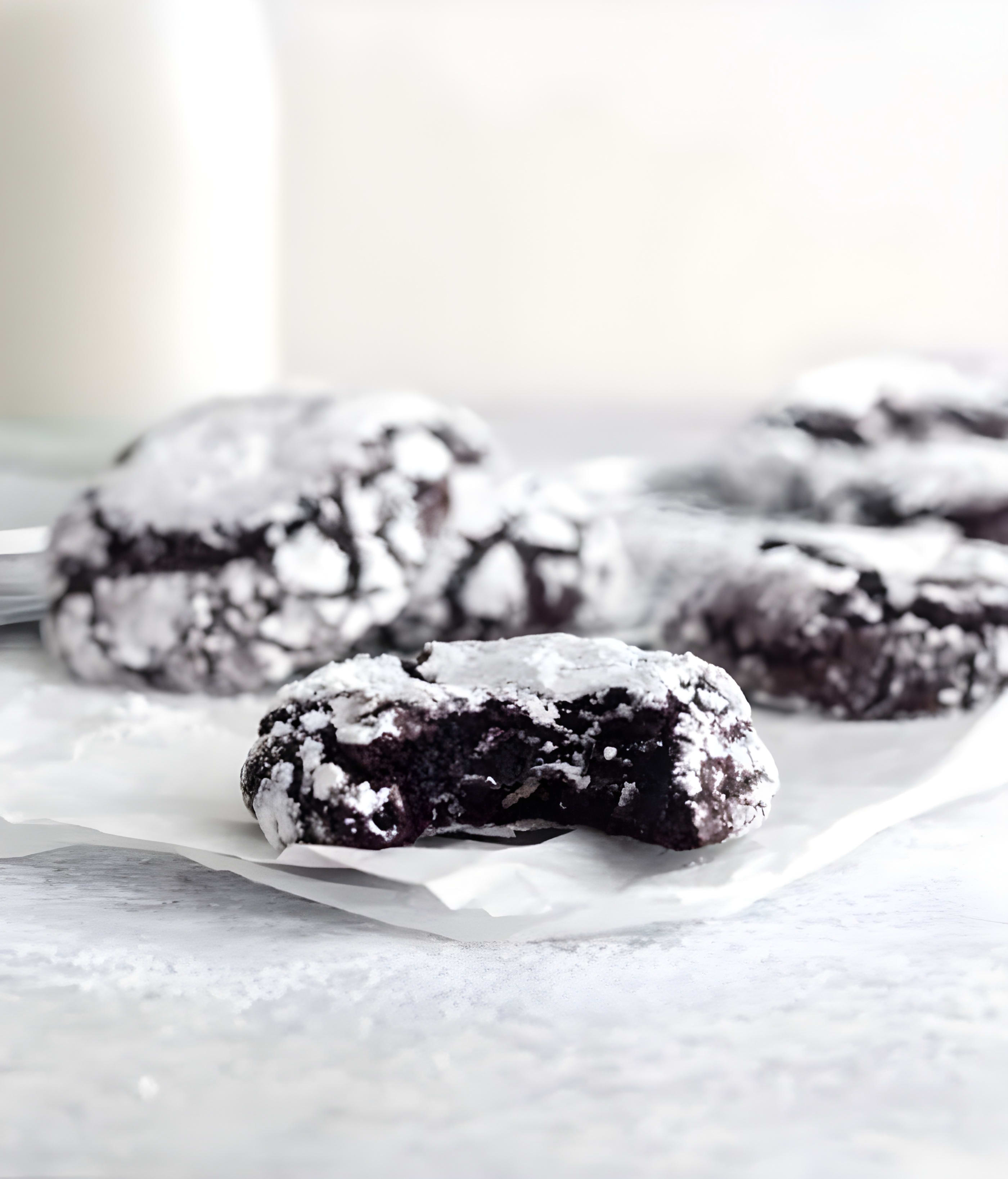 Gluten Free Chocolate Crinkle Cookies (Paleo)