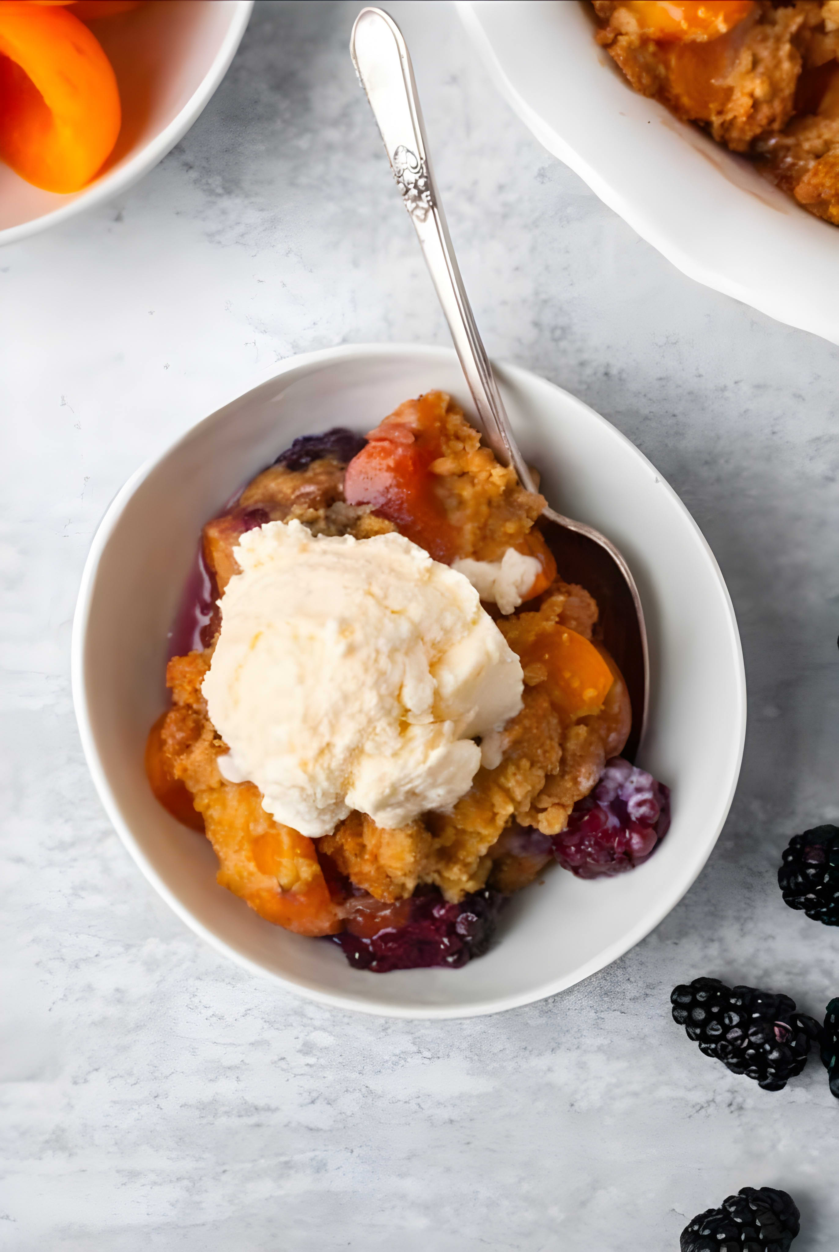 Gluten Free Blackberry Cobbler
