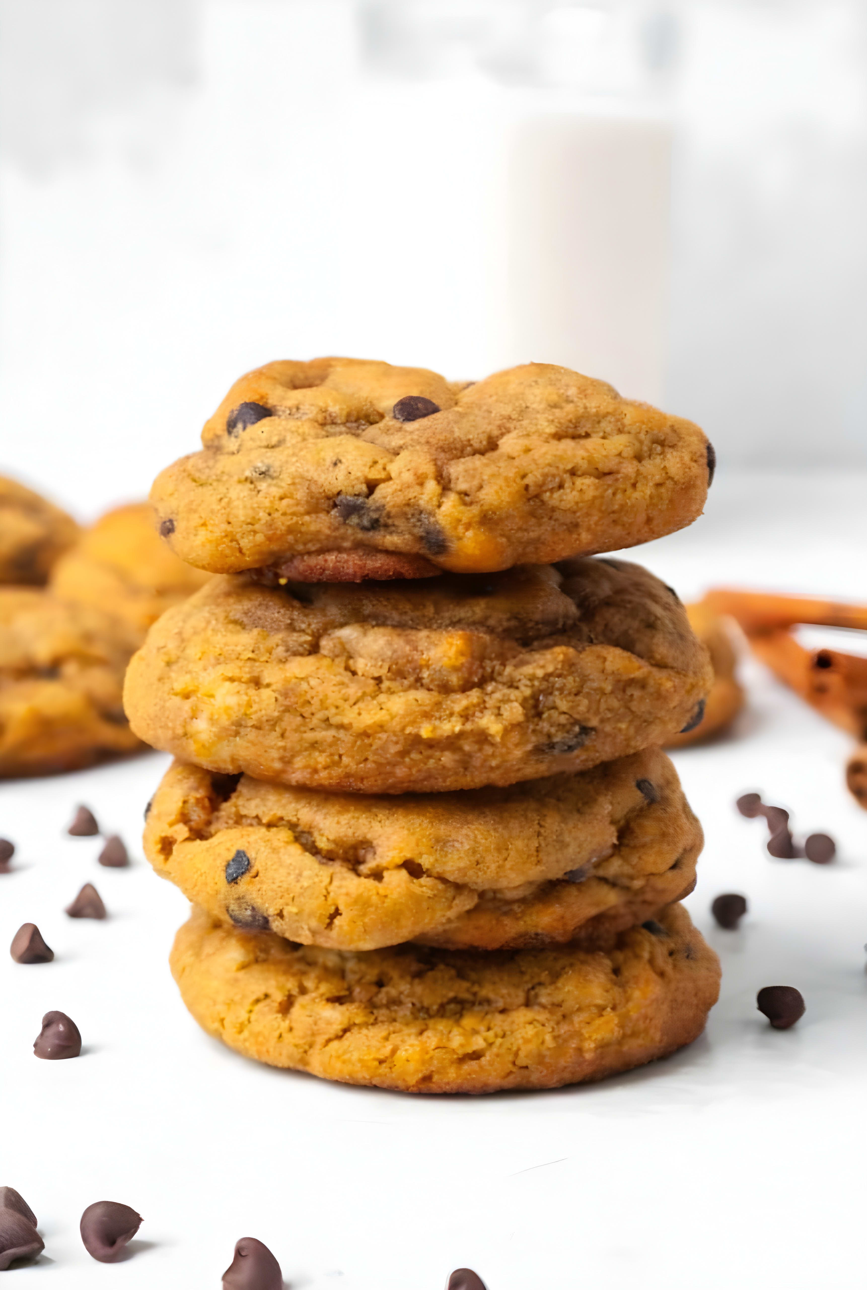 Paleo Gingerbread Chocolate Chip Cookies