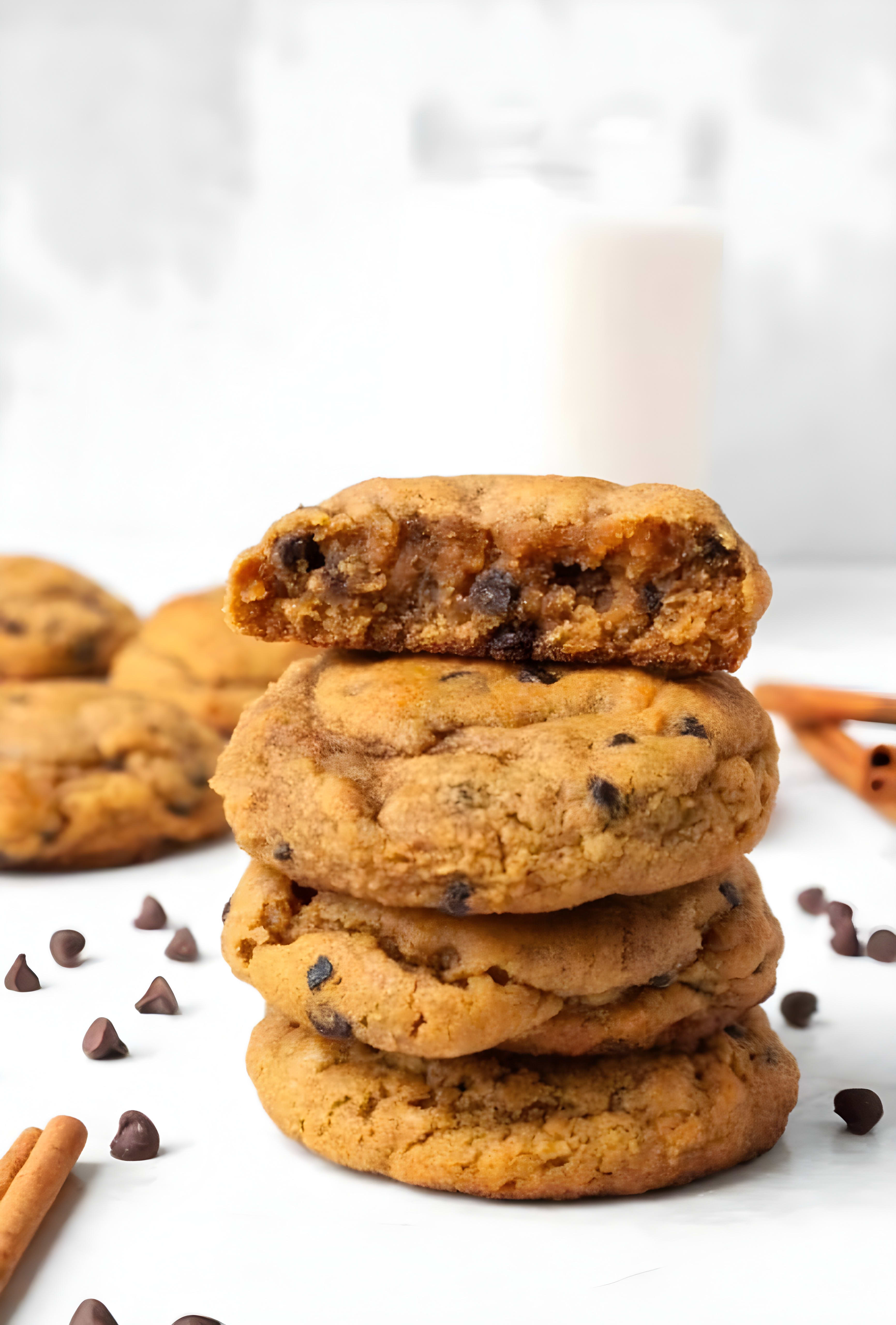 Paleo Gingerbread Chocolate Chip Cookies