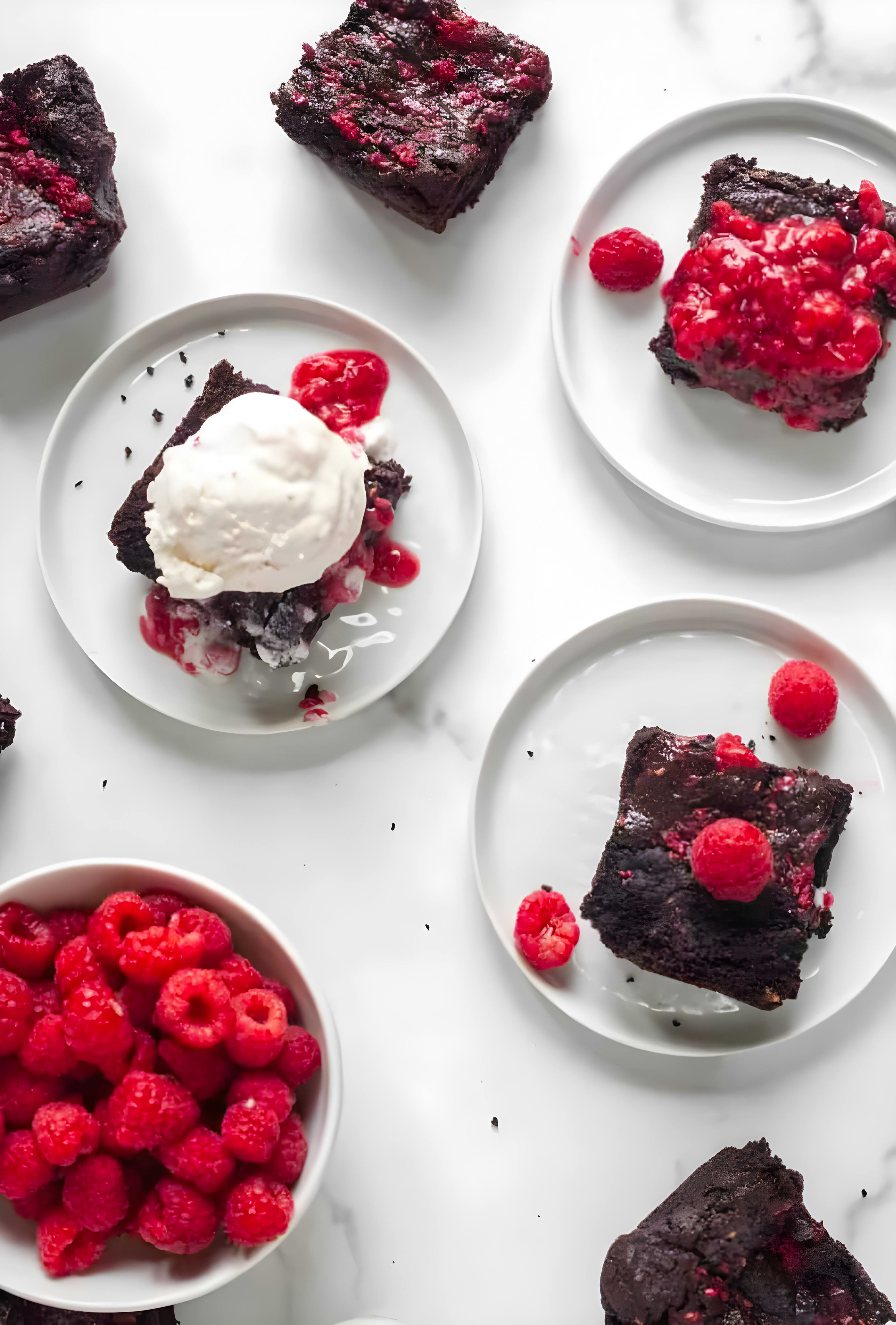 Paleo Raspberry Brownies