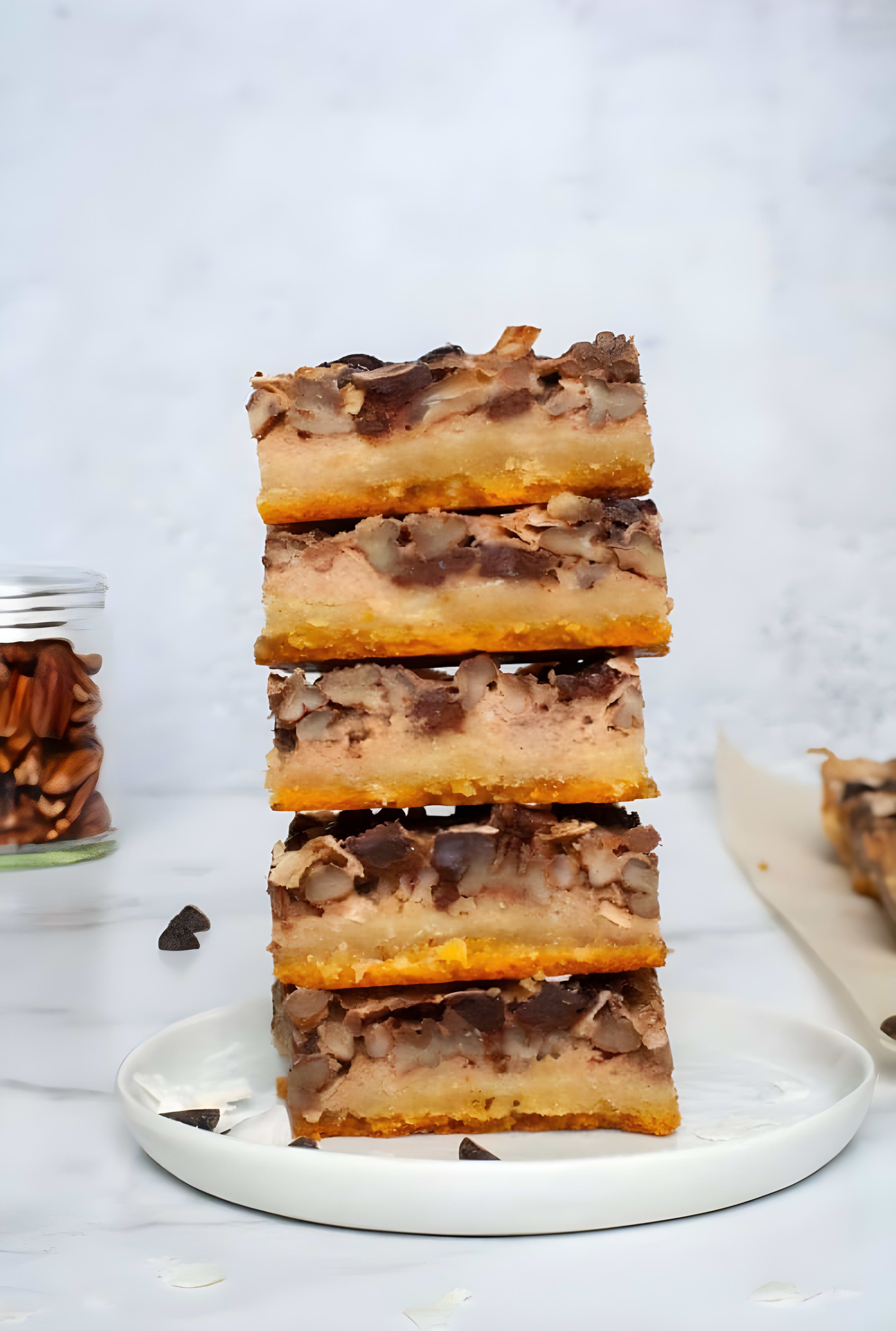 Paleo Vegan Magic Cookie Bars