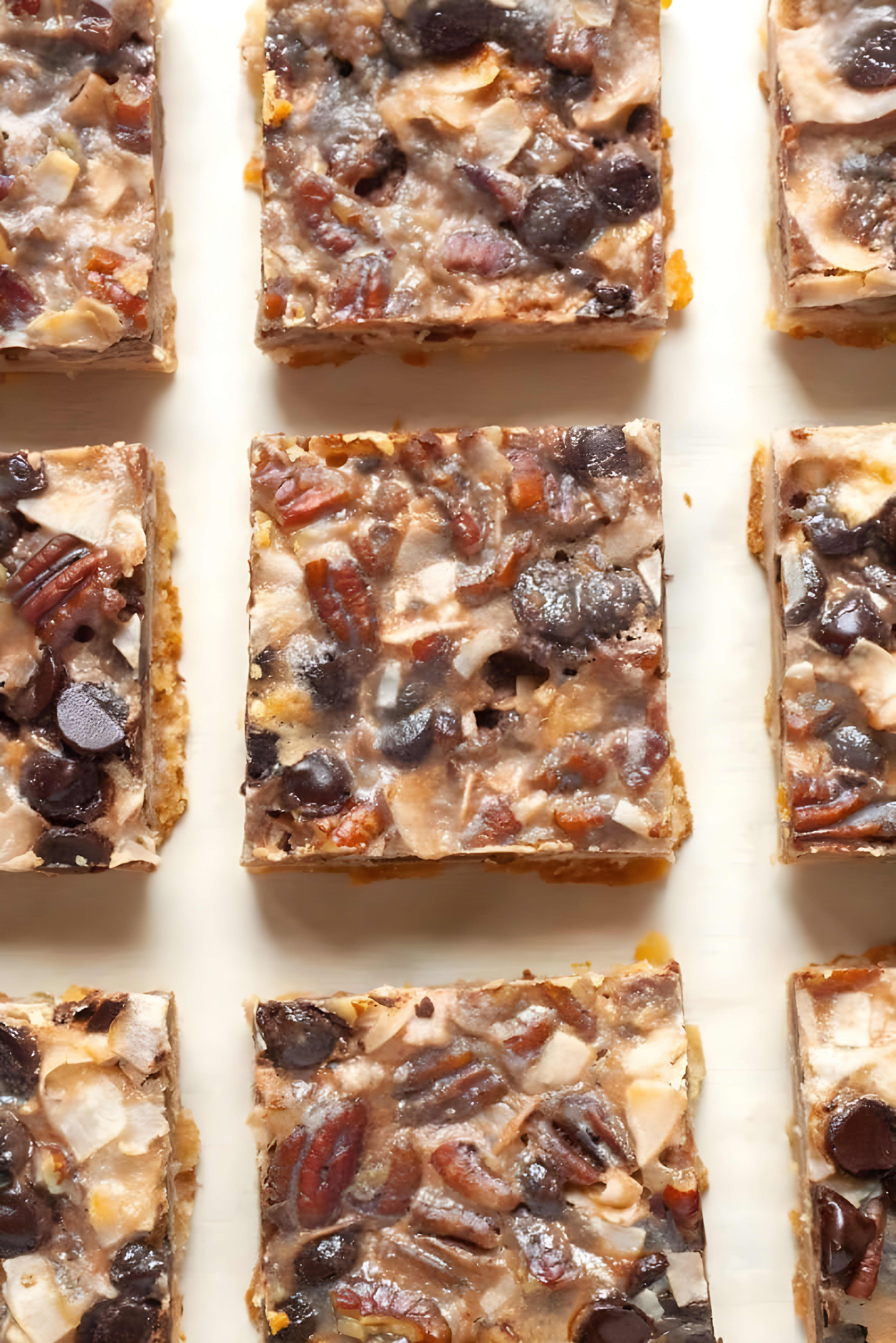 Paleo Vegan Magic Cookie Bars