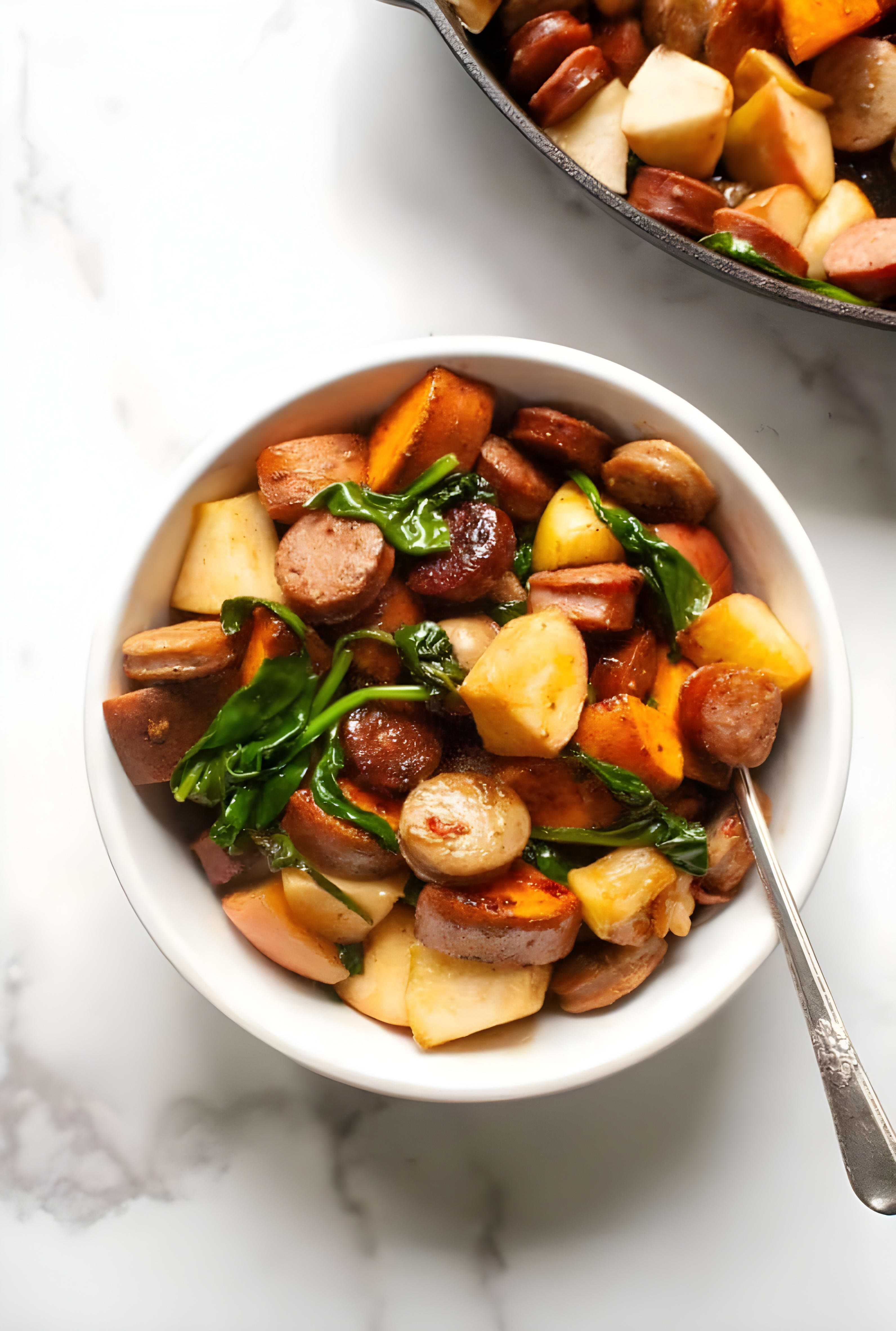 Whole30 Sweet Sausage Hash