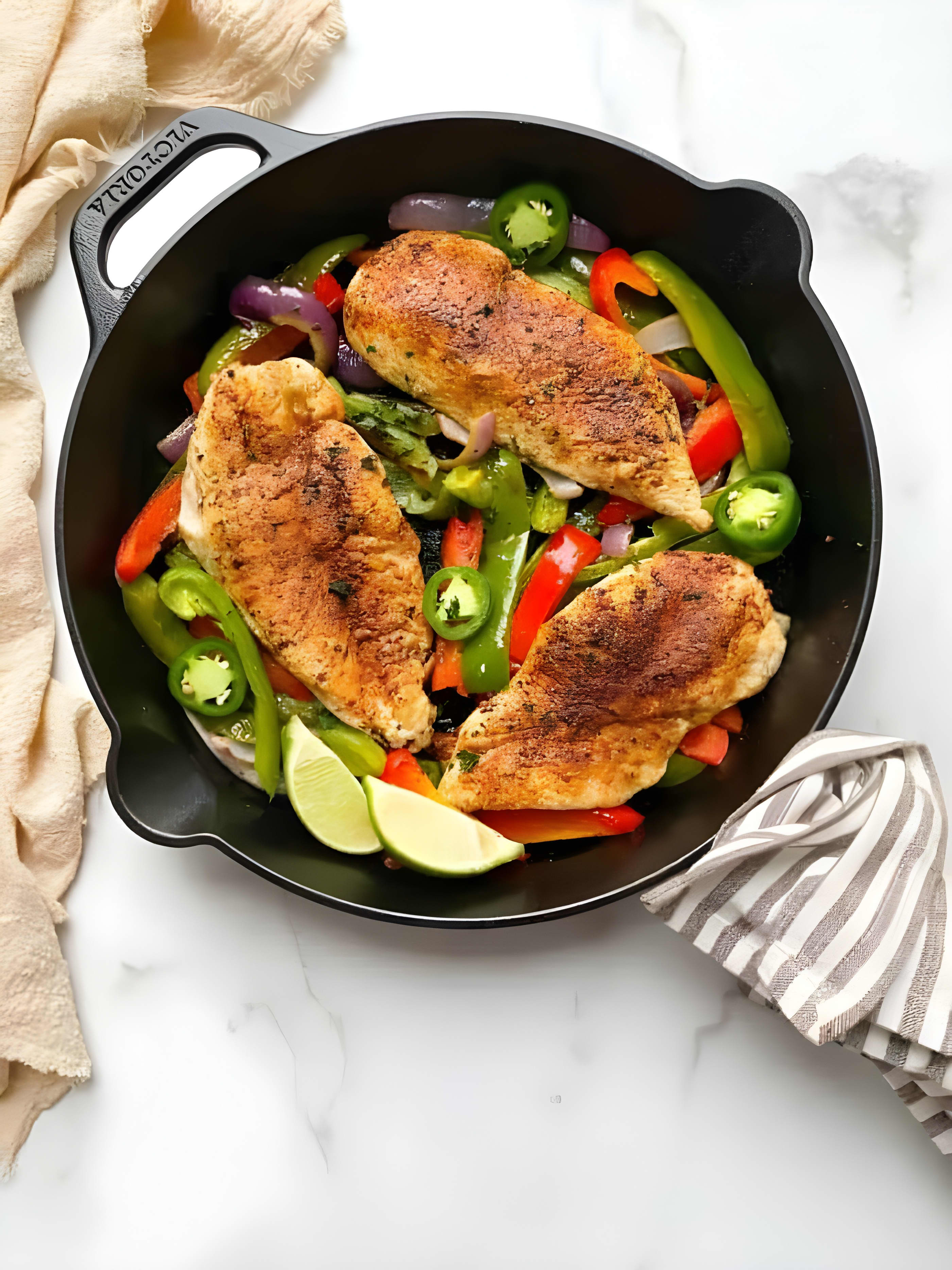 Whole30 Chicken Fajitas