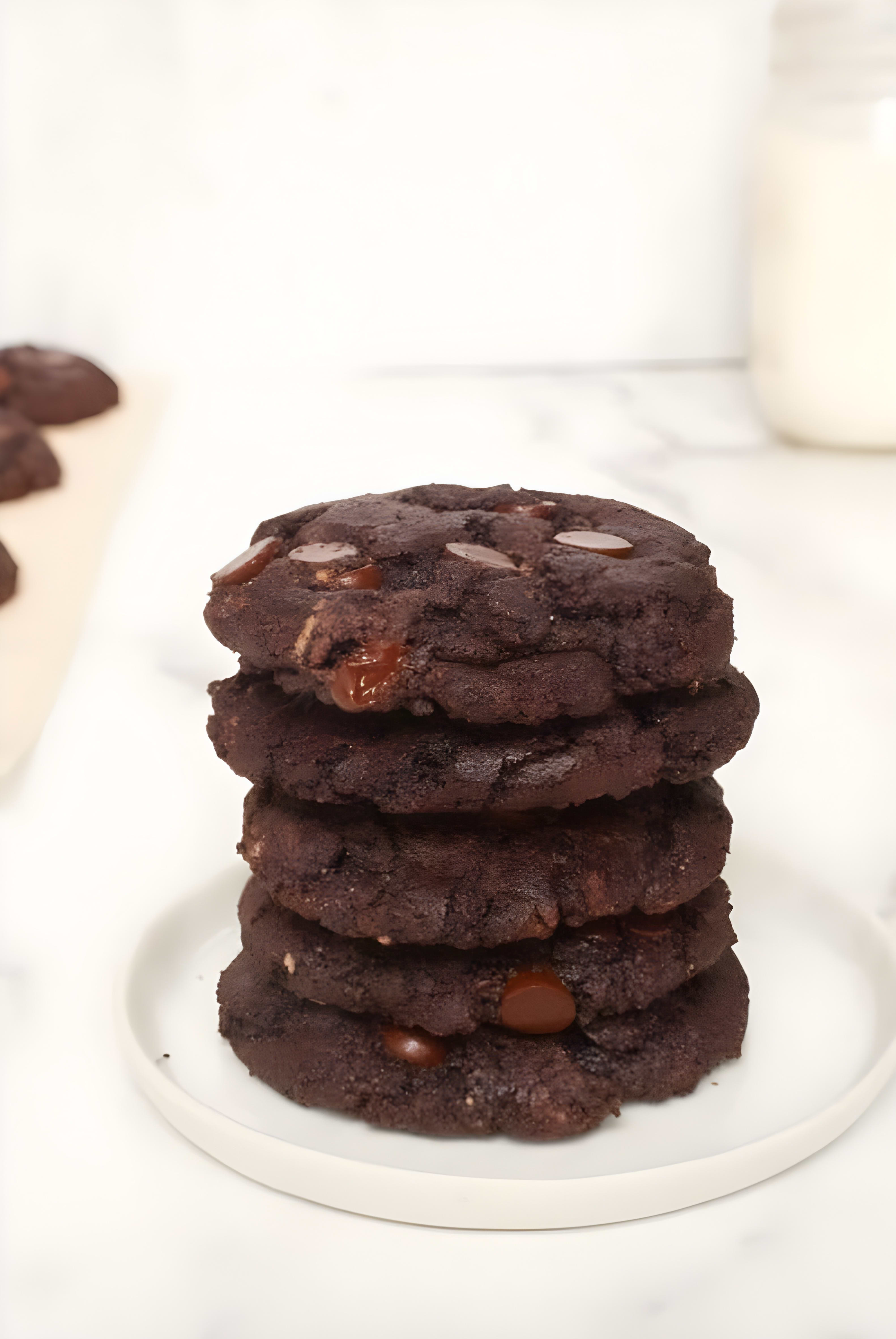 Paleo Double Chocolate Chip Cookies