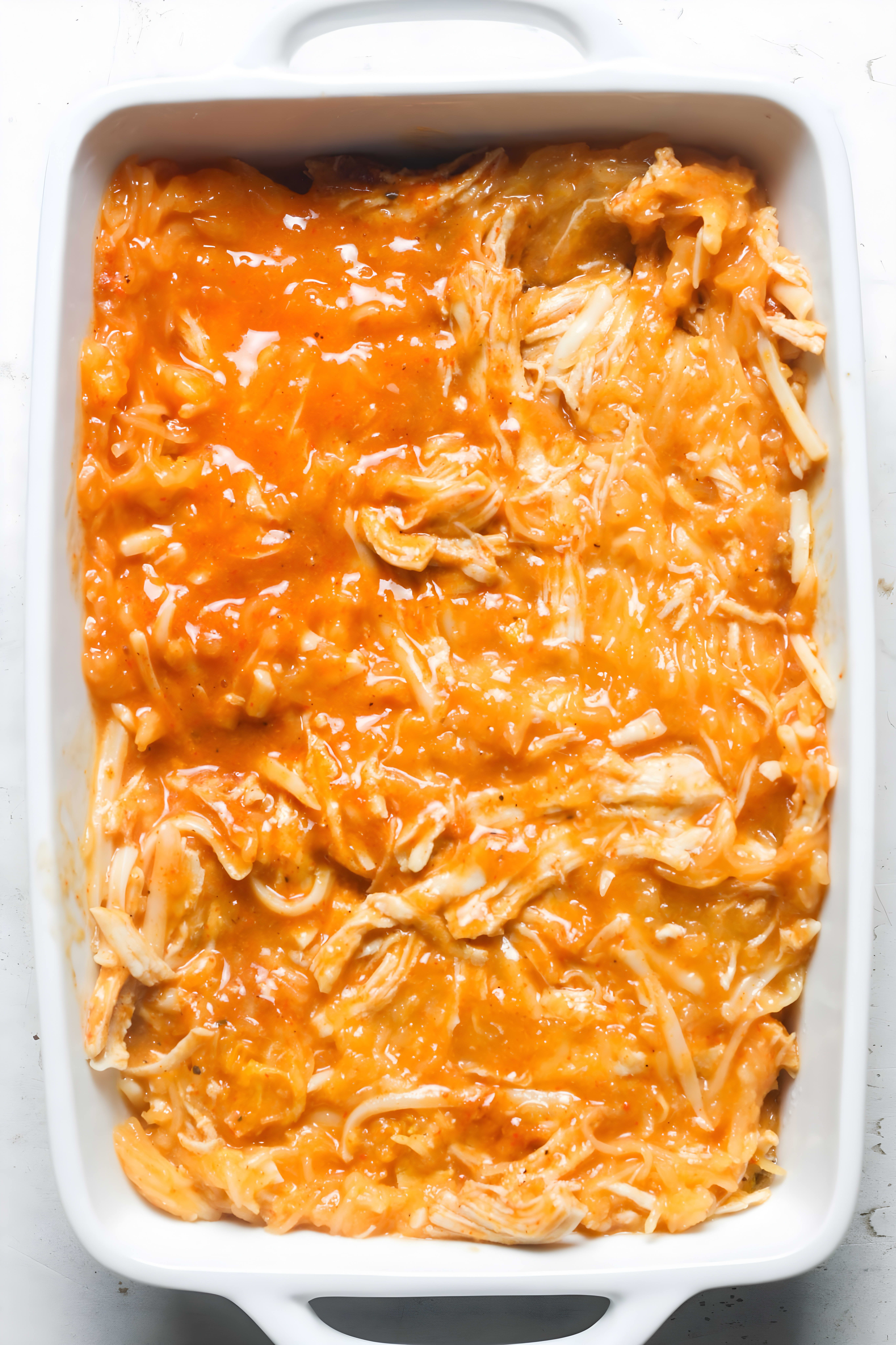 Buffalo Chicken Spaghetti Squash