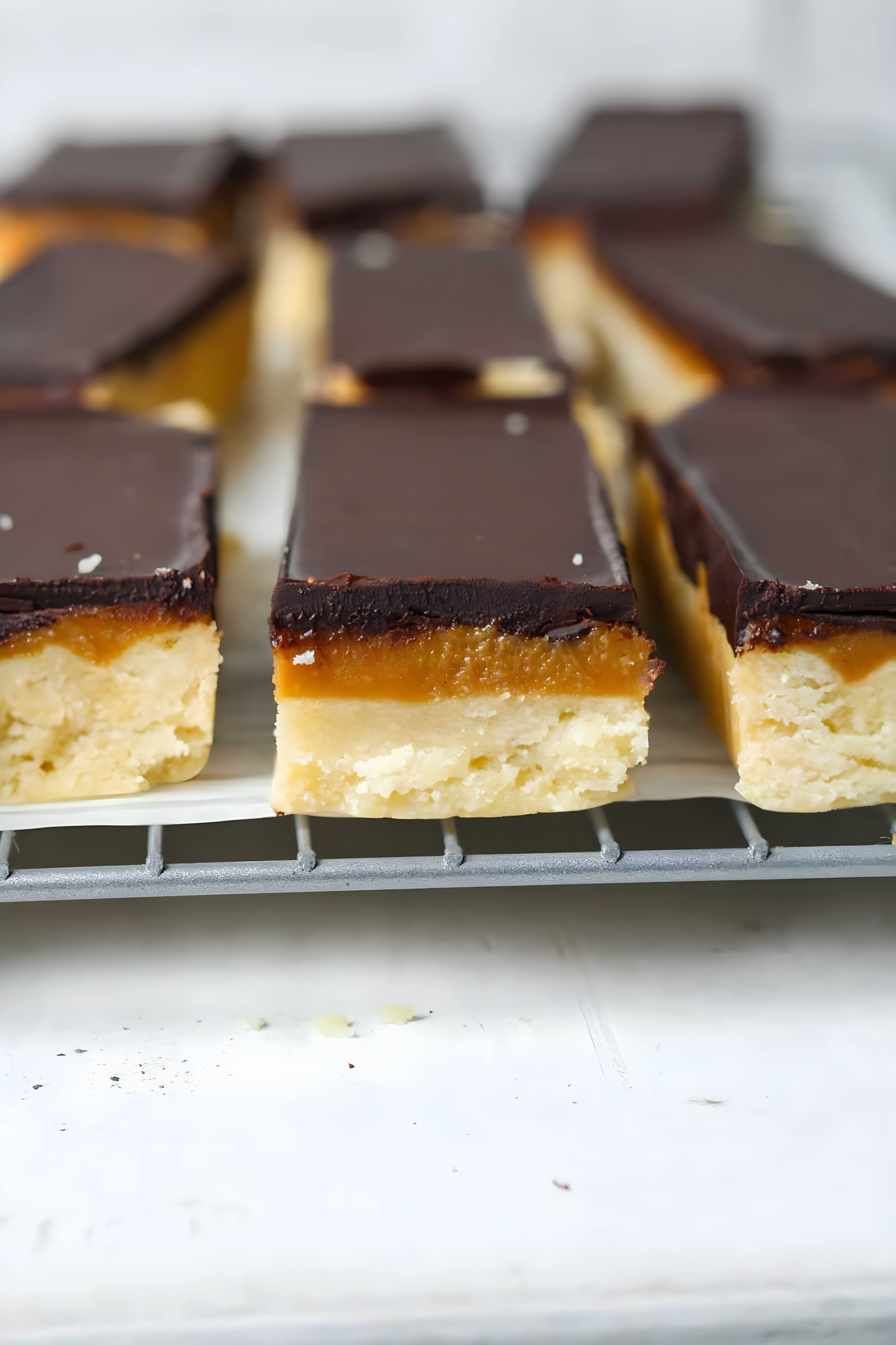 Healthy Twix Bars (Paleo, Vegan)