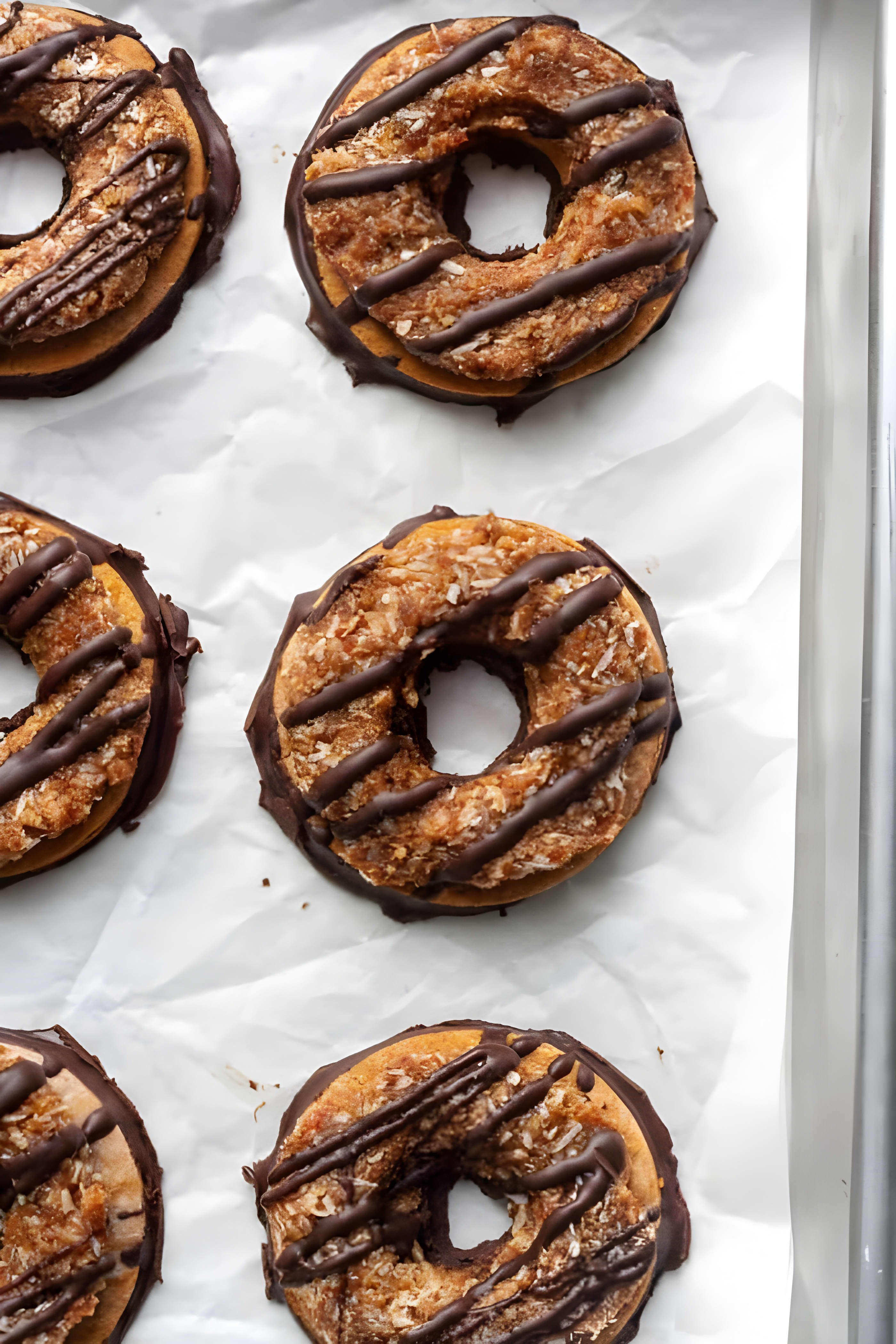 Paleo Gluten Free Samoa Cookies