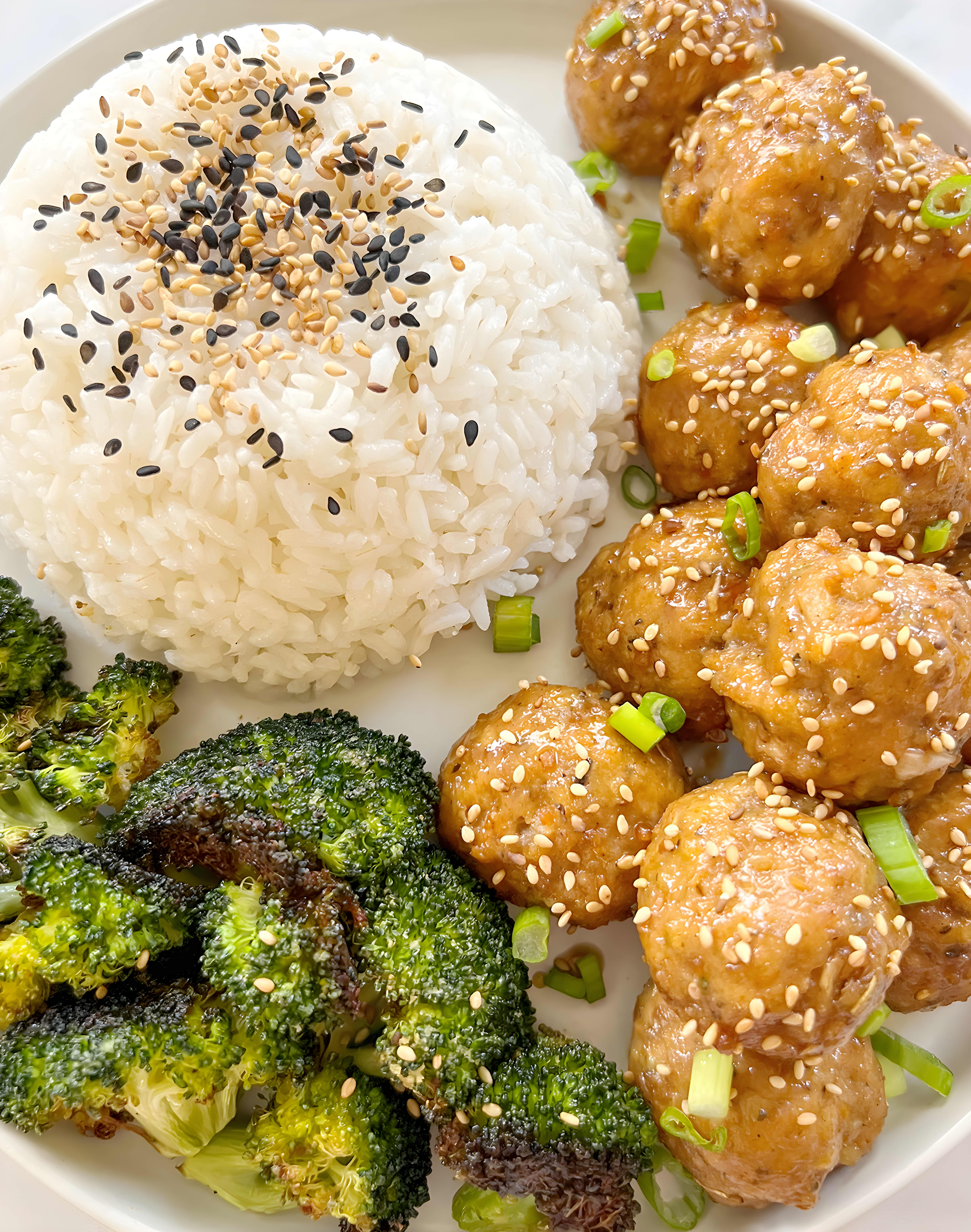 Egg Free Teriyaki Chicken Meatballs