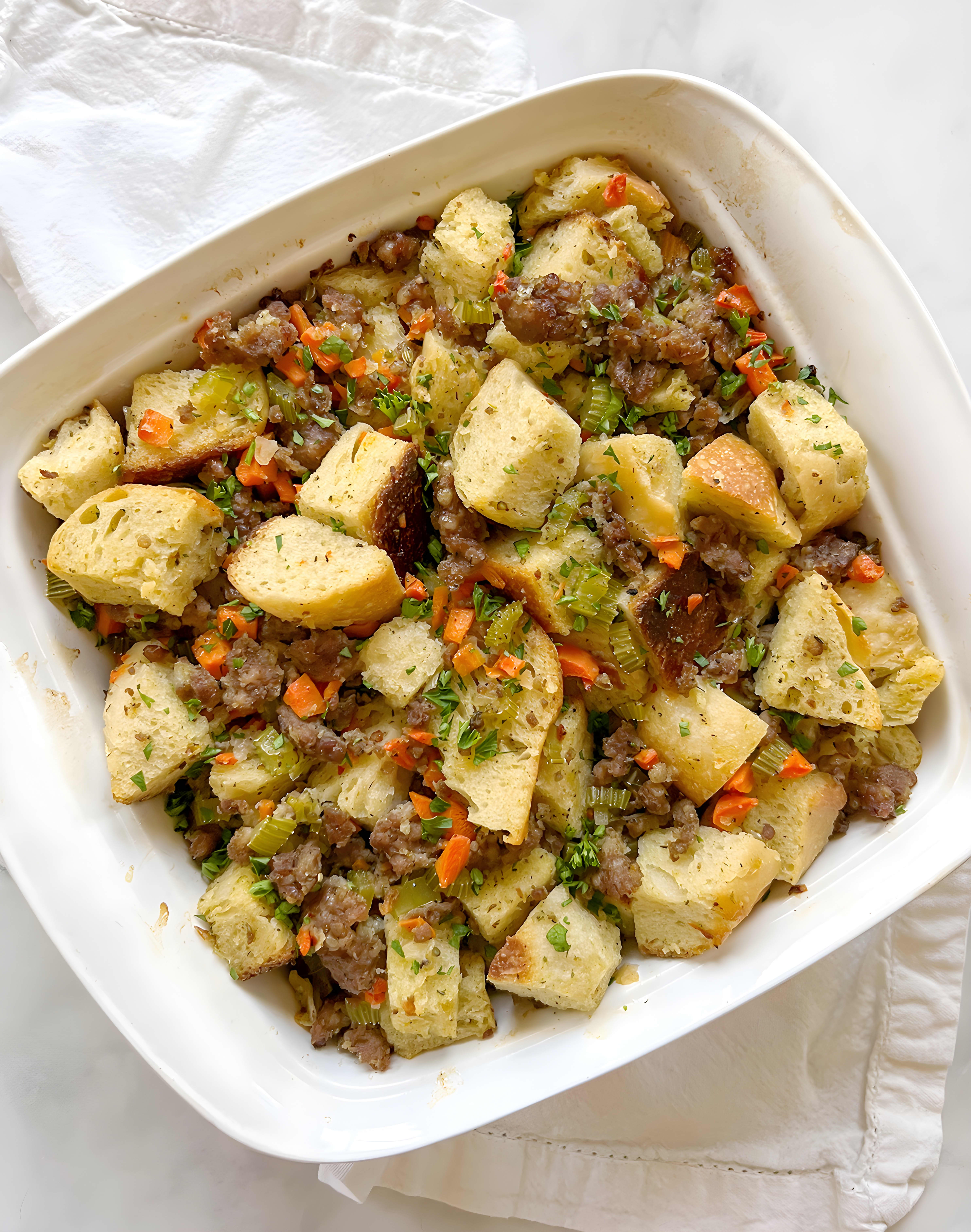 Sausage Stuffing Casserole