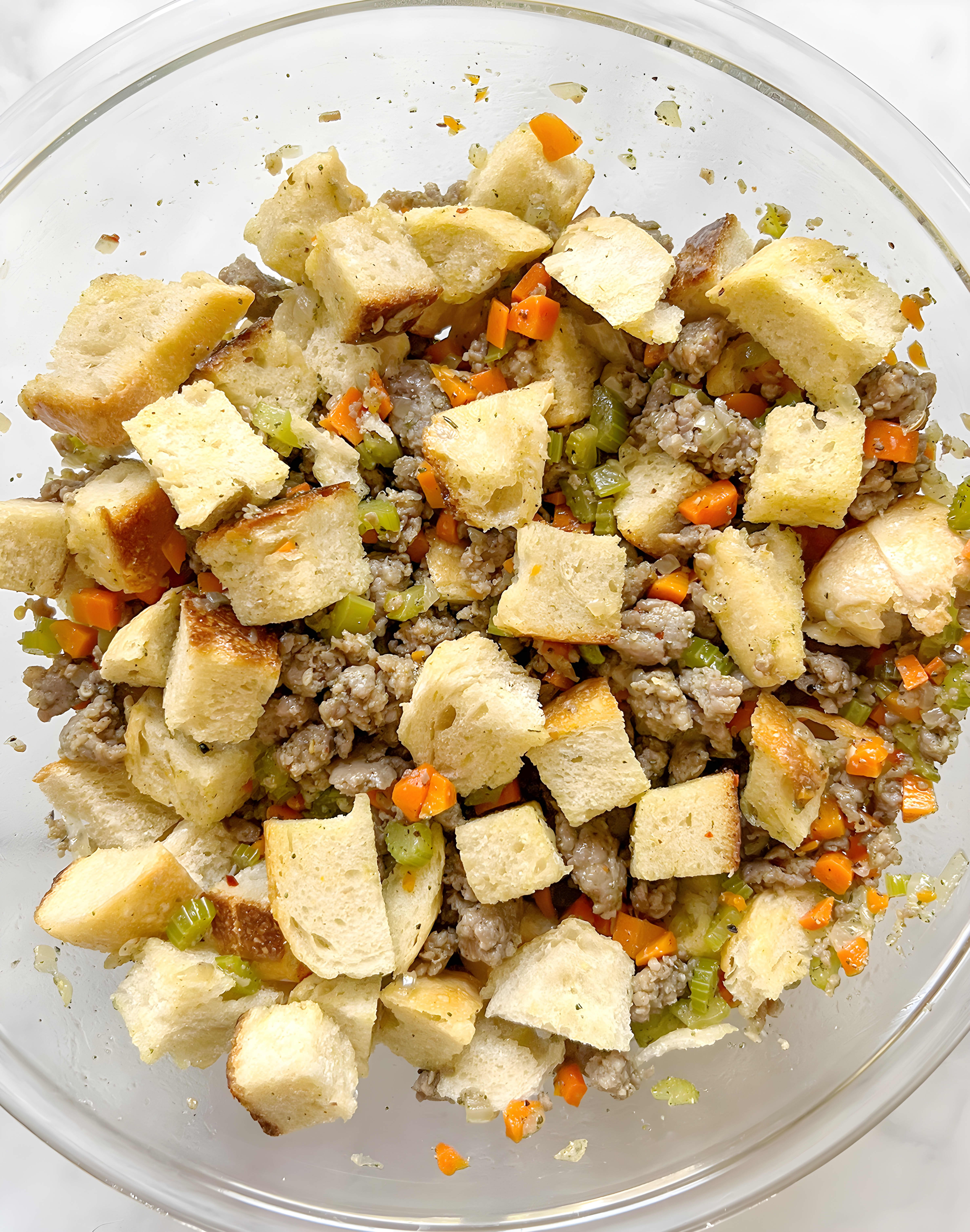 Sausage Stuffing Casserole