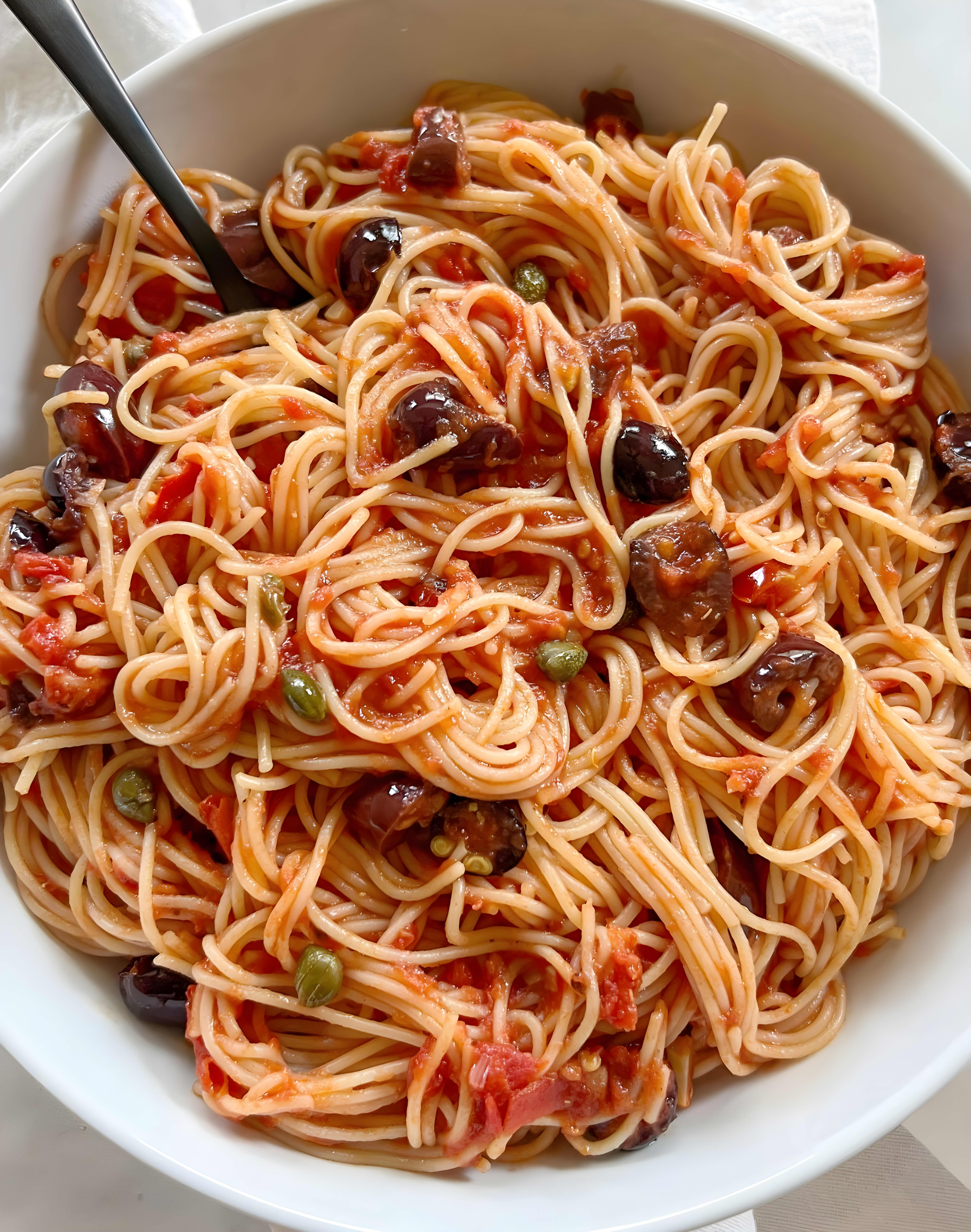 Vegan Pasta Puttanesca