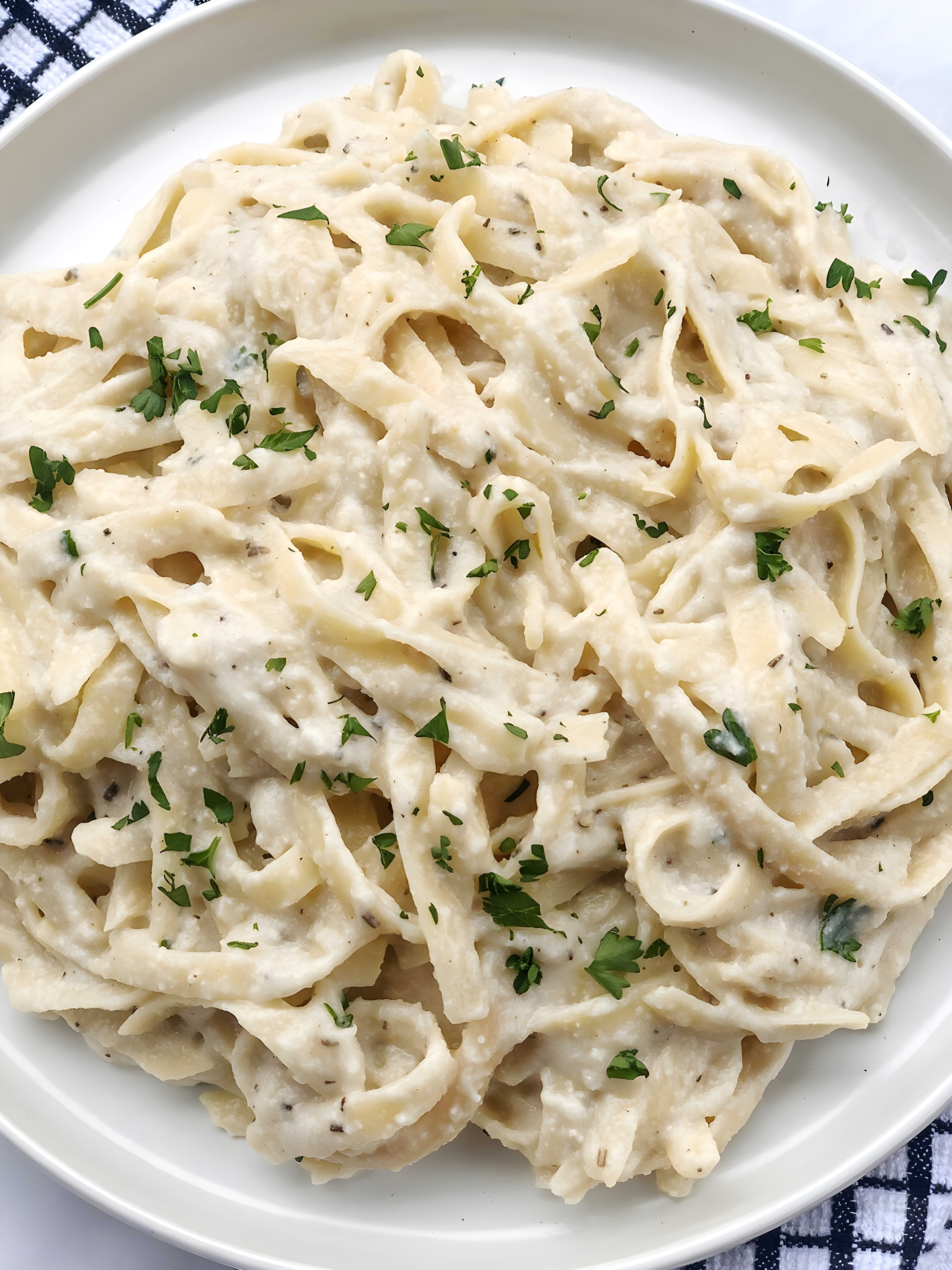 Dairy-Free Fettuccine Alfredo
