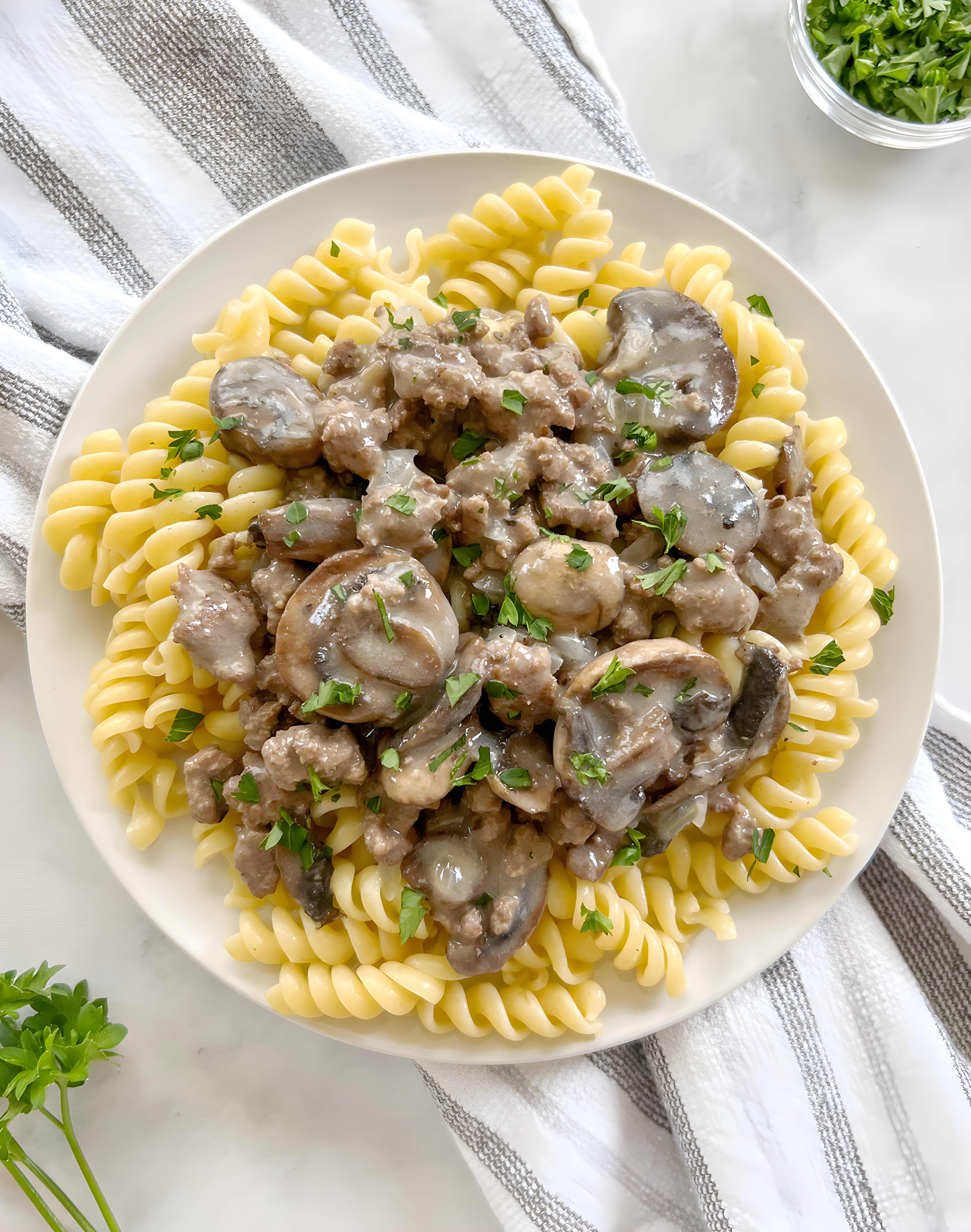 Dairy Free Beef Stroganoff