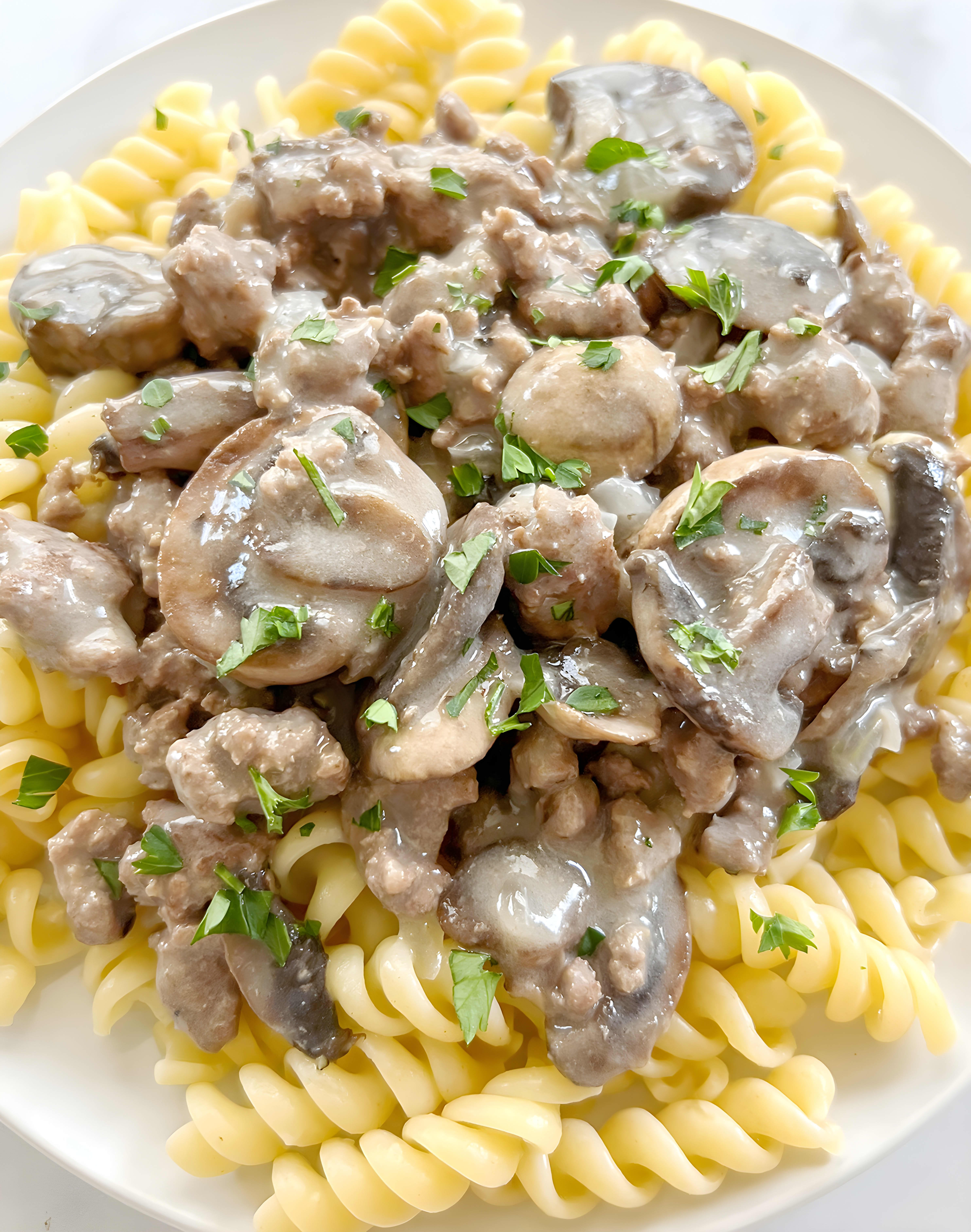 Dairy Free Beef Stroganoff