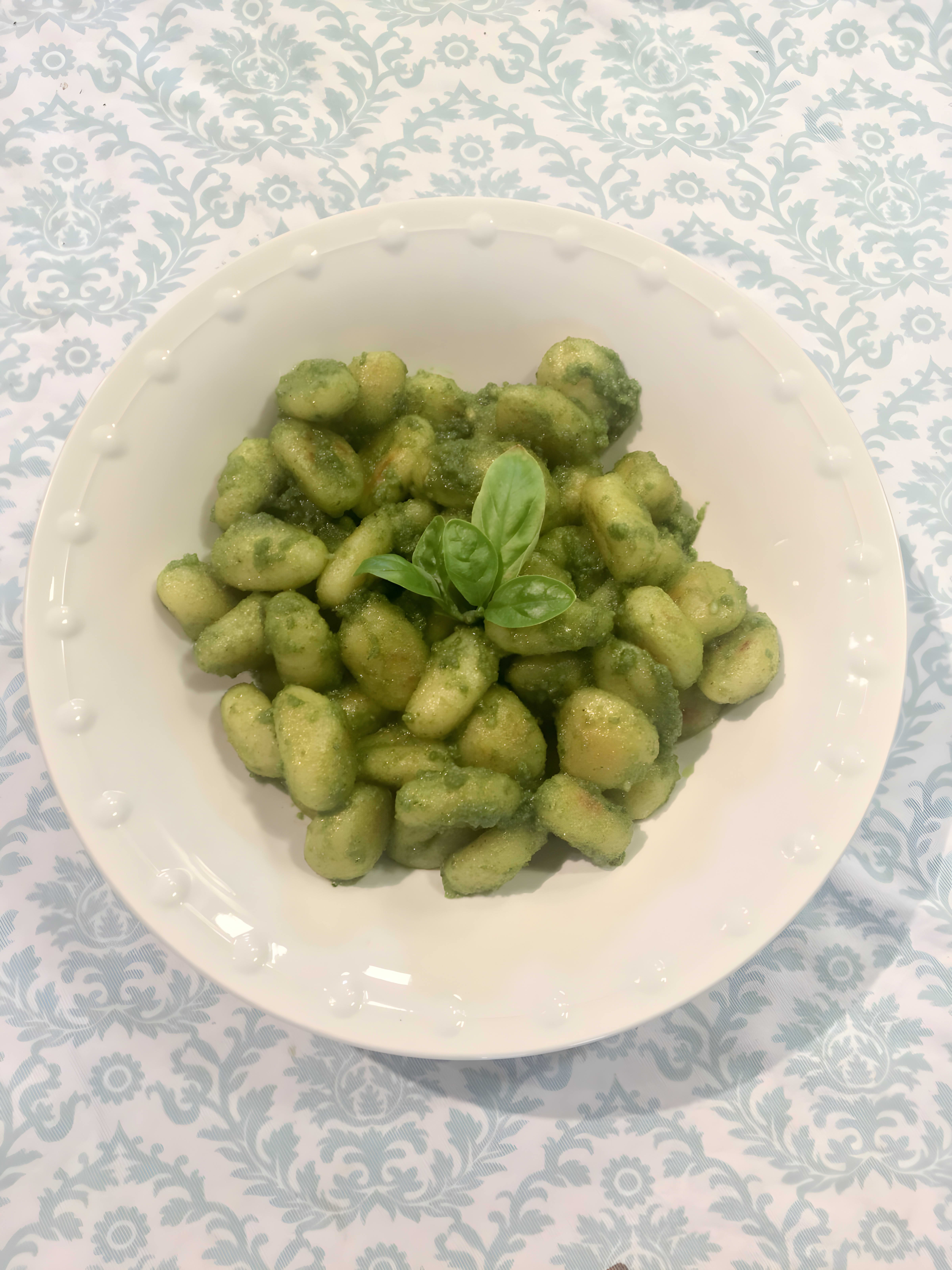 Gnocchi with Fresh Basil Pesto