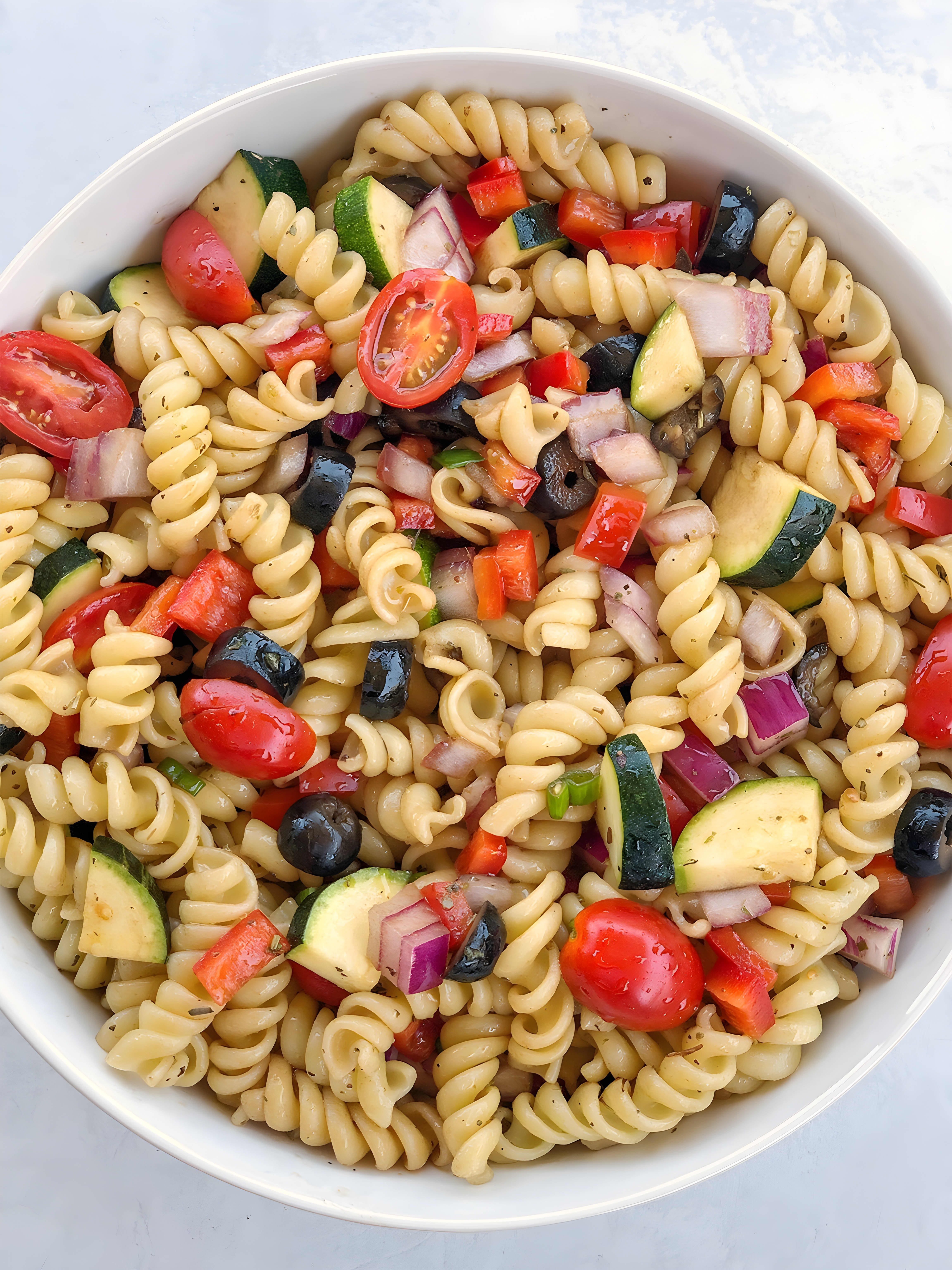 Easy Veggie Pasta Salad