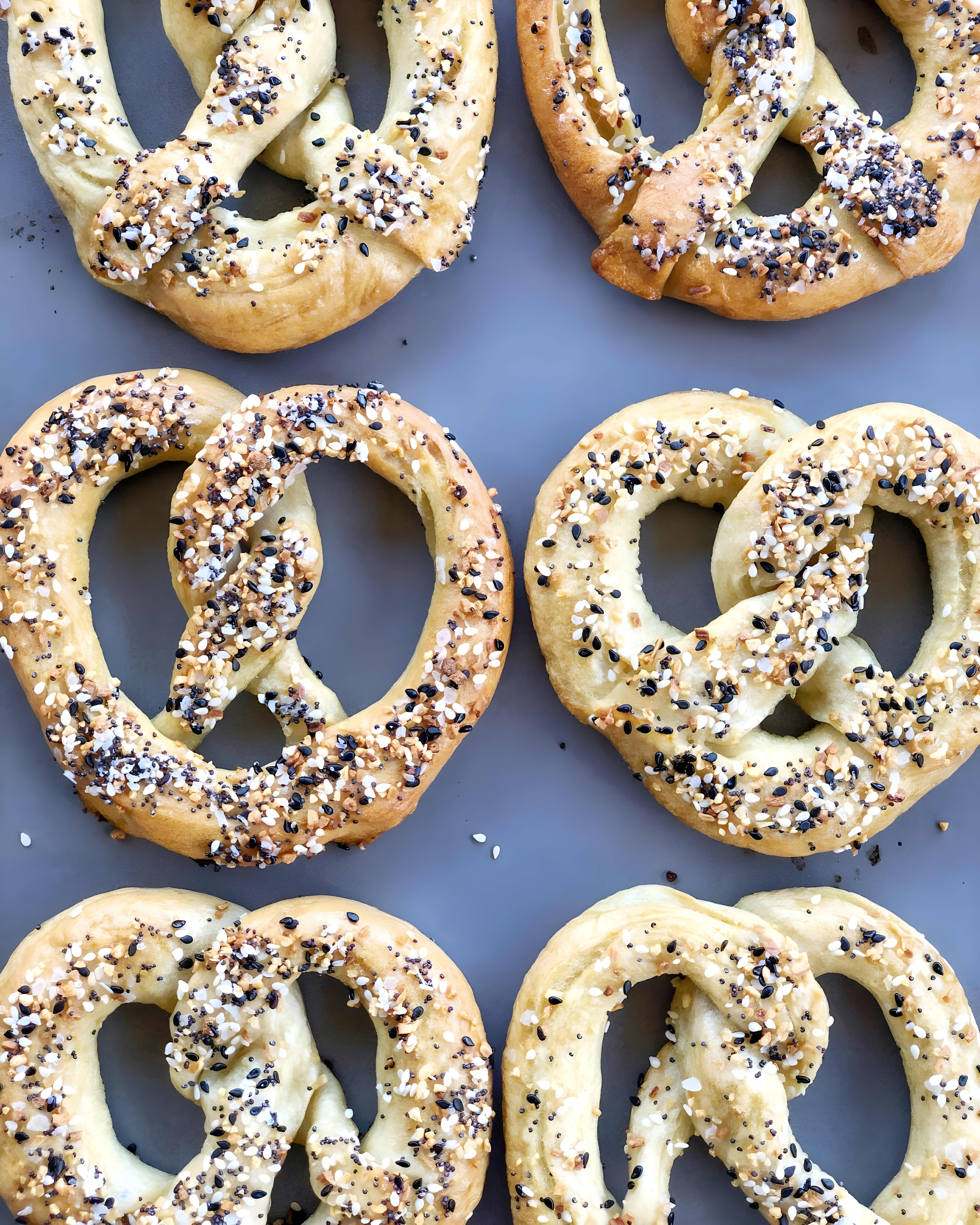 Everything Bagel Soft Pretzels