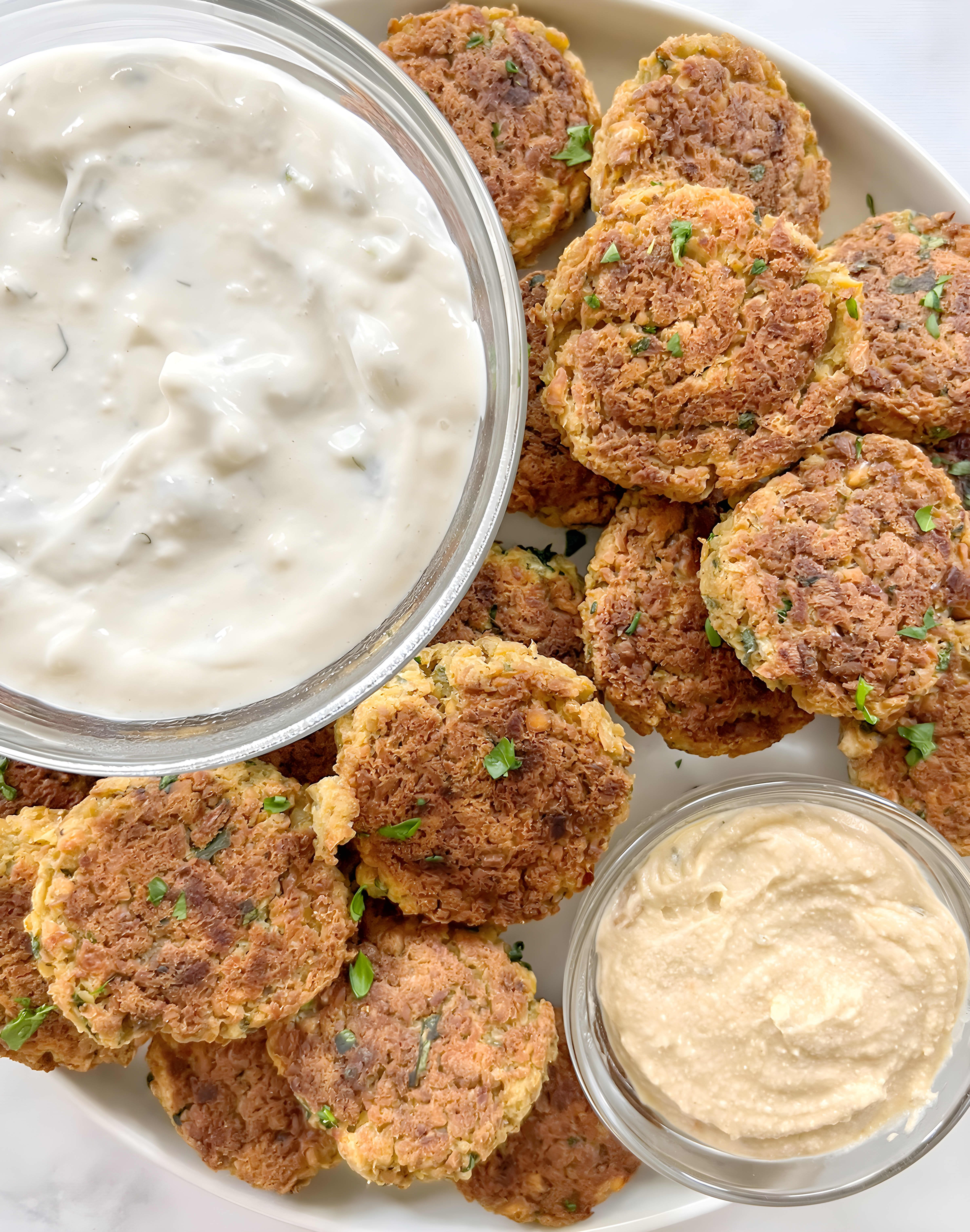 Baked Falafel with Canned Chickpeas