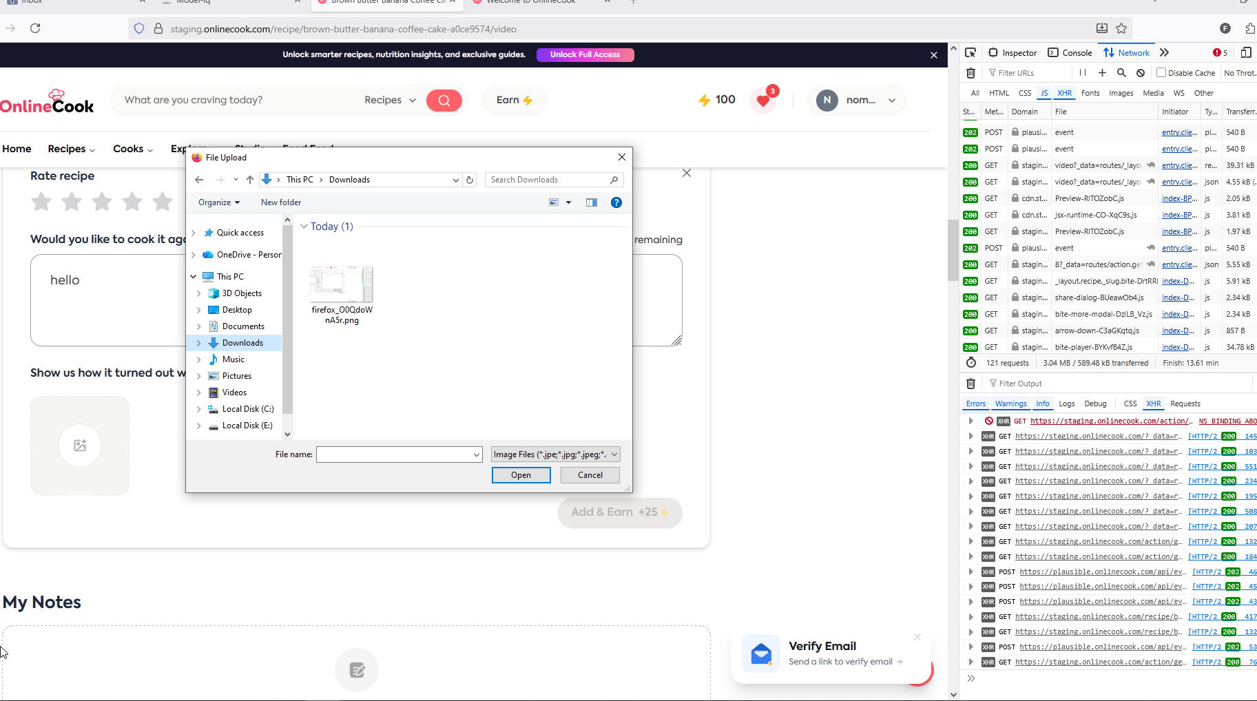 Brown Butter Banana Coffee Cake review