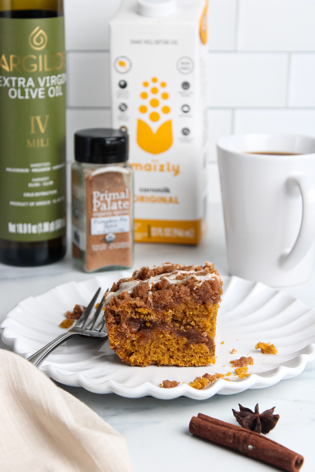 Vegan Pumpkin Coffee Cake