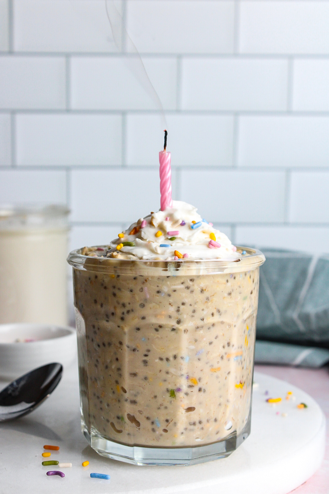 Birthday Cake Overnight Oats