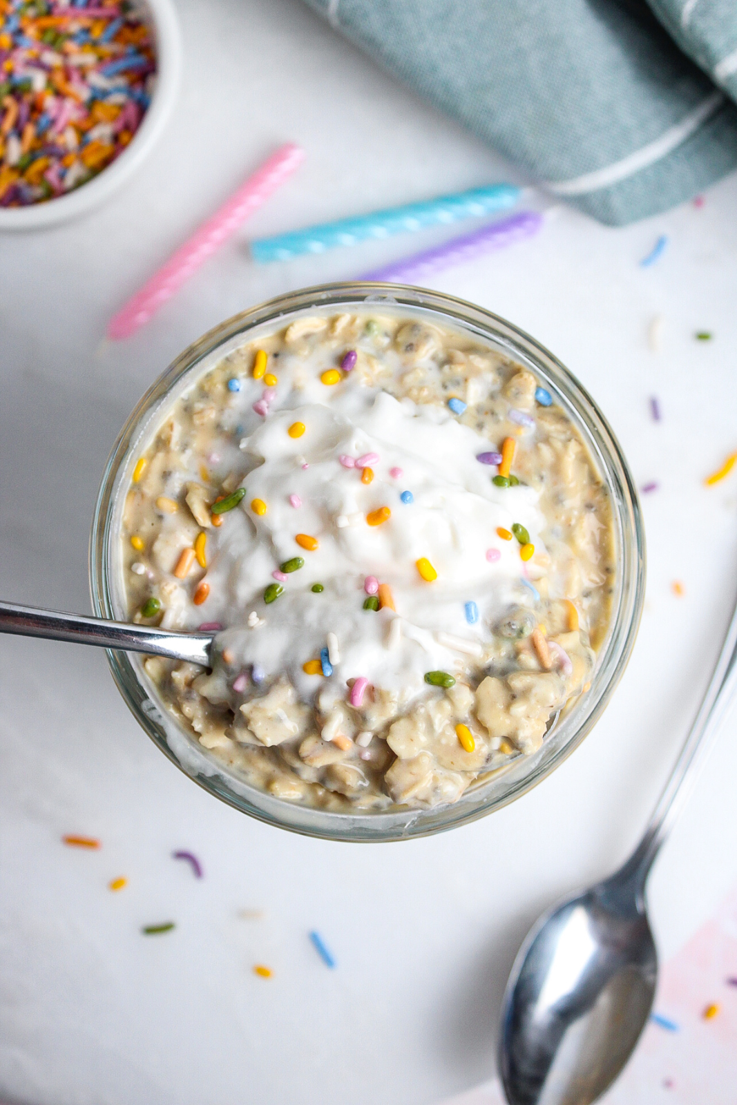 Birthday Cake Overnight Oats