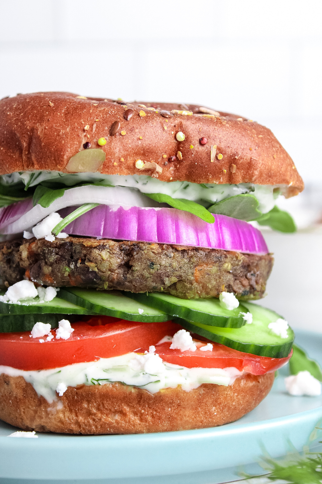 Mediterranean Veggie Burgers