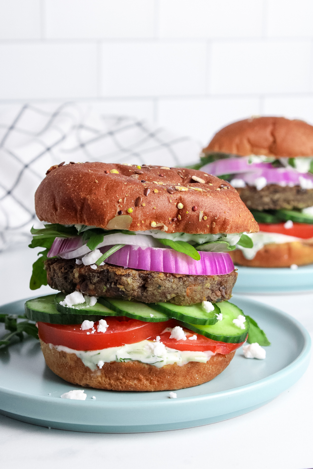 Mediterranean Veggie Burgers