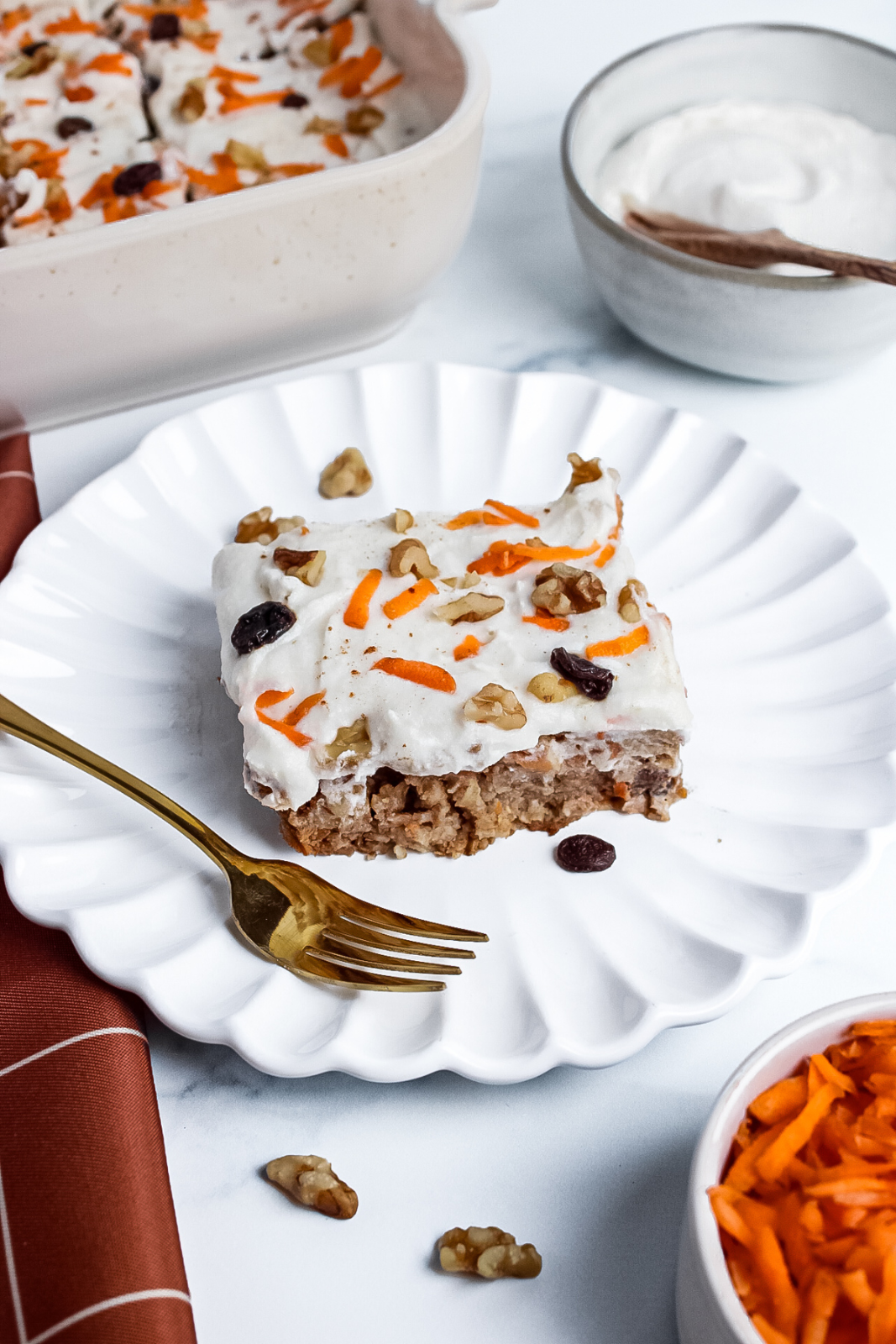 Carrot Cake Baked Oatmeal