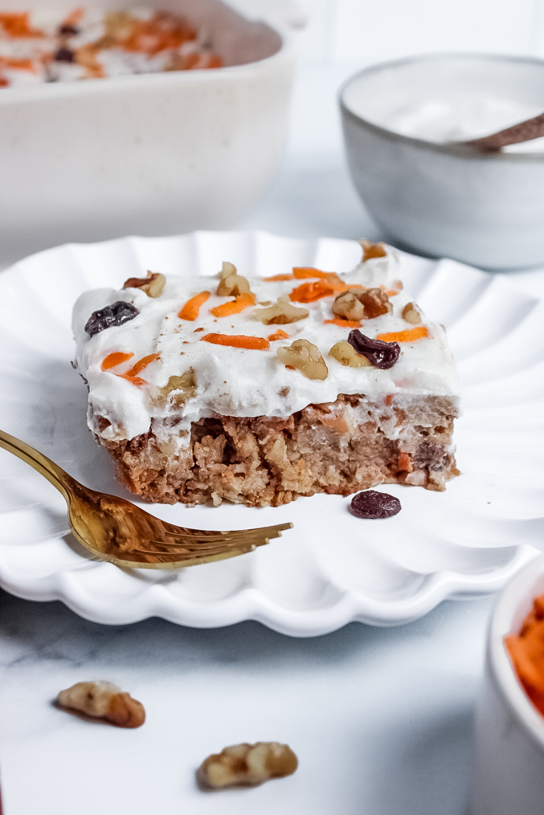 Carrot Cake Baked Oatmeal