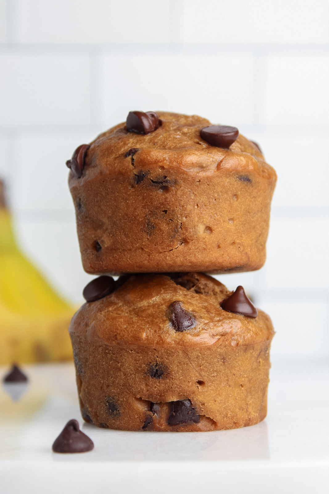 Vegan Banana Chocolate Chip Muffins