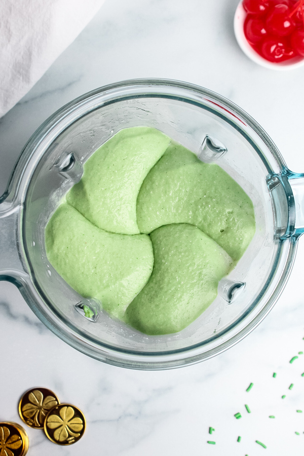 Healthy Vegan Shamrock Shake