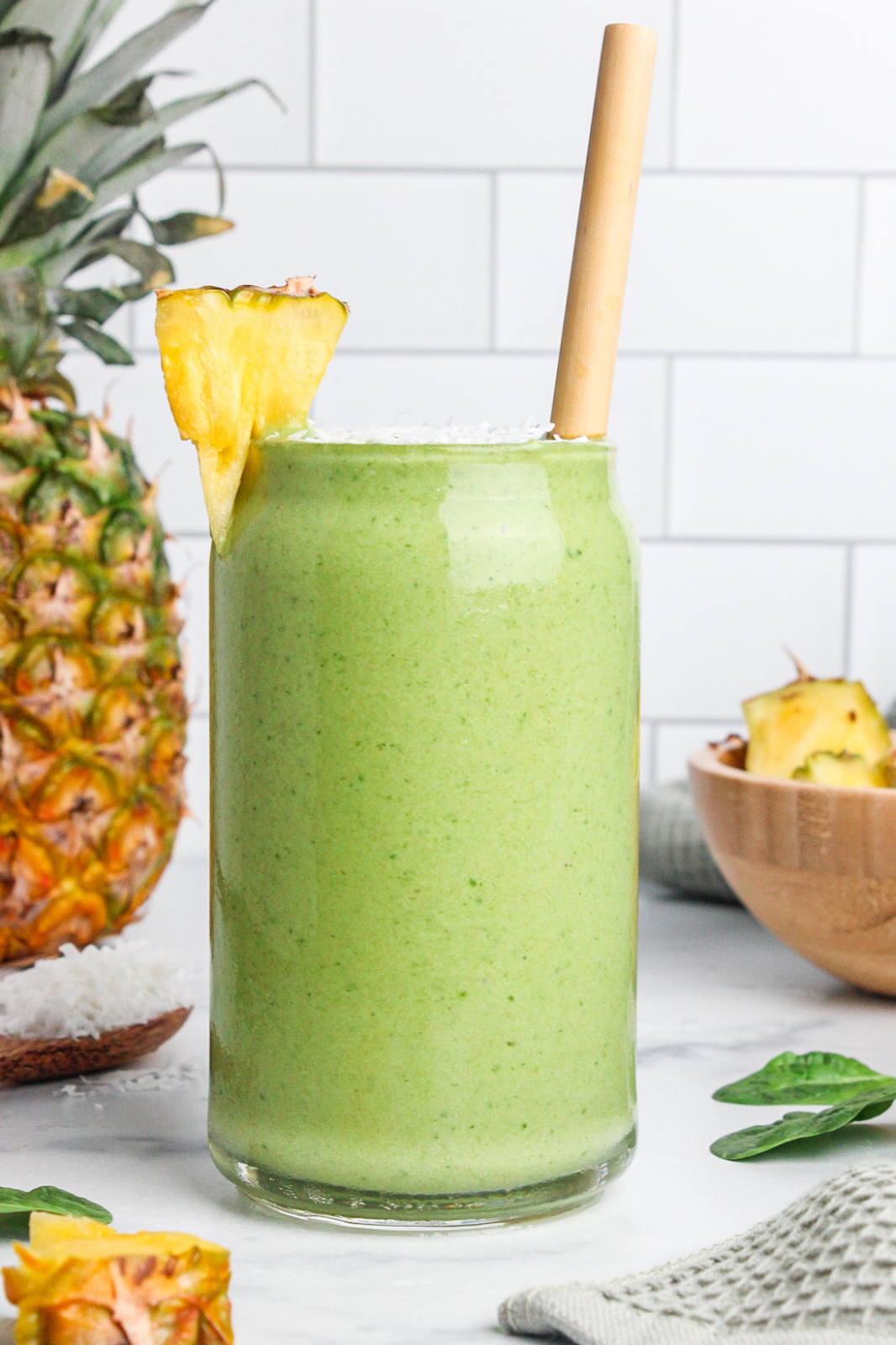 Pineapple Protein Green Smoothie